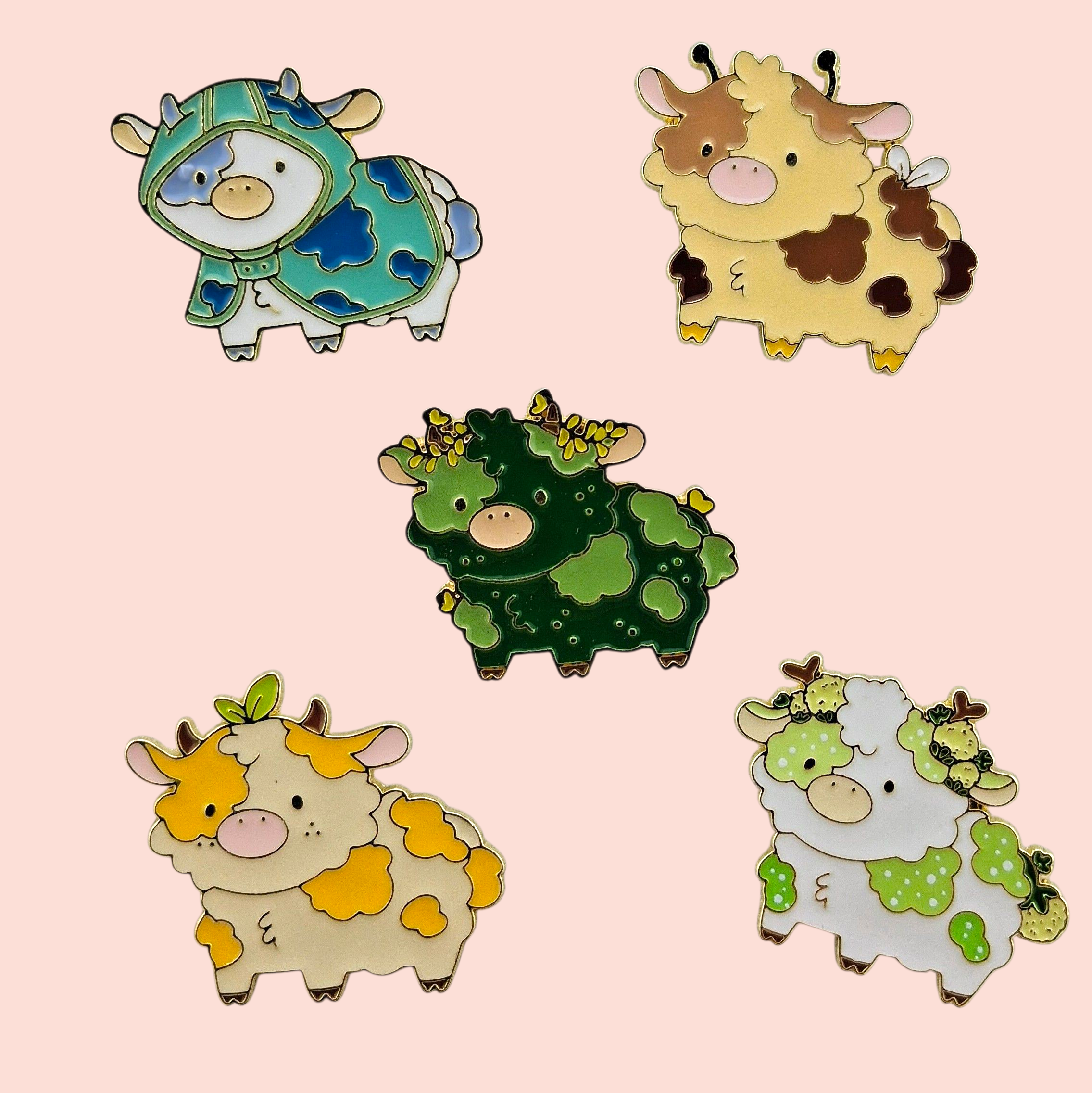Aimants à aiguilles vache cow needle minder