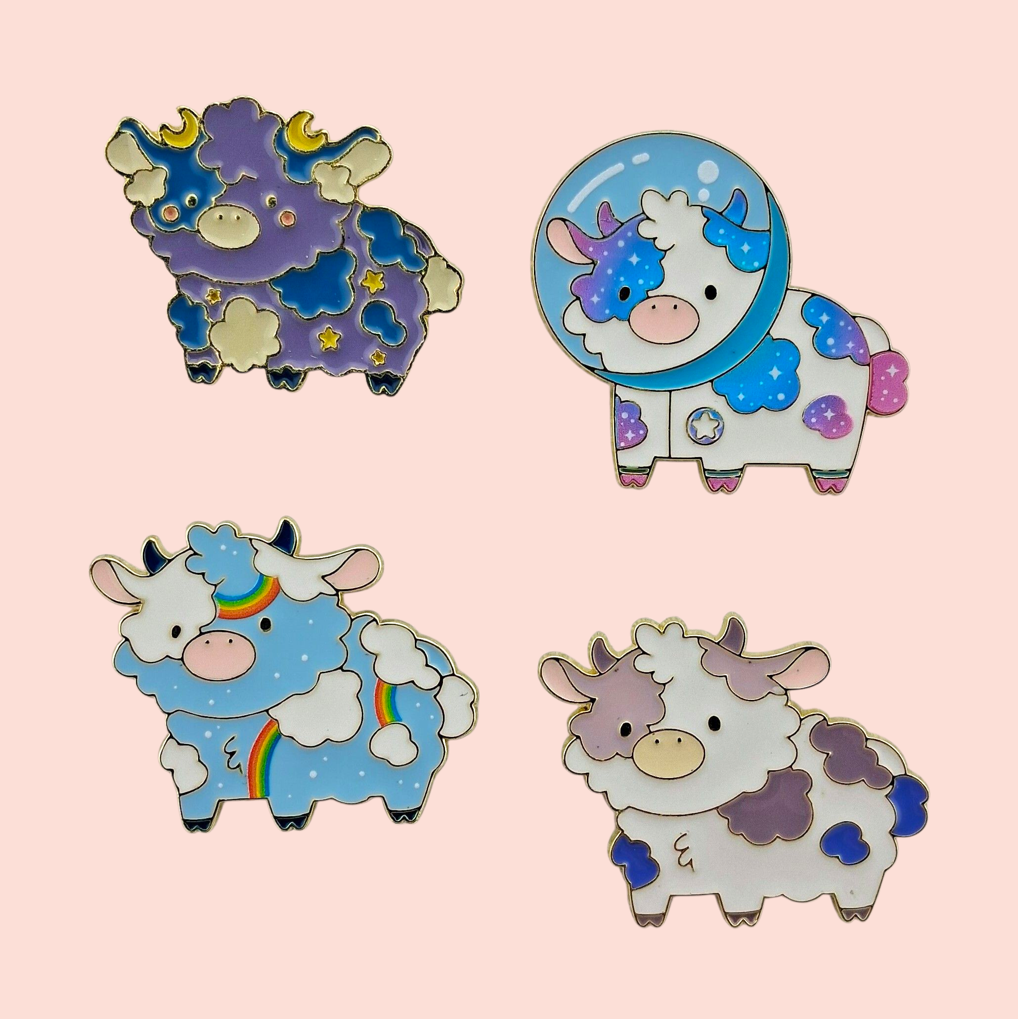 Aimants à aiguilles vache cow needle minder