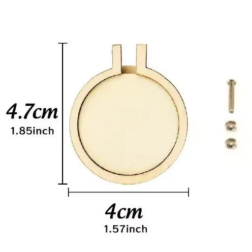 Cerceau miniature en bois rond