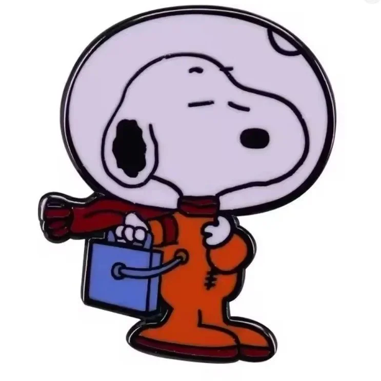Épinglettes émaillées Snoopy astronaut pin