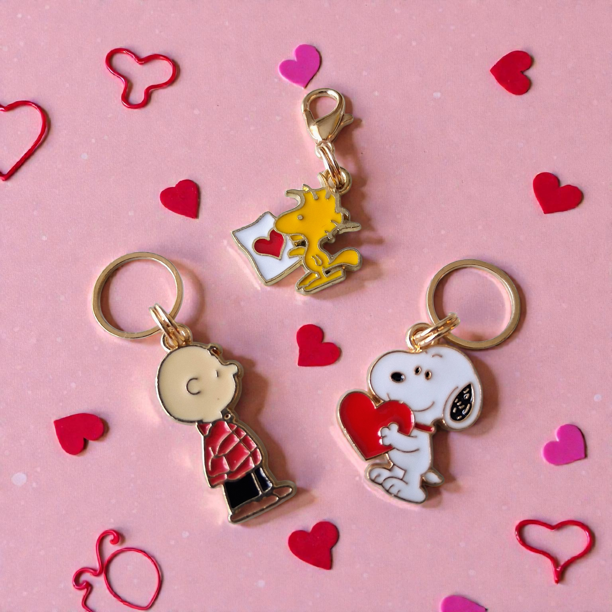 Ensemble de 3 marqueurs Snoopy – édition limitée de Saint-Valentin