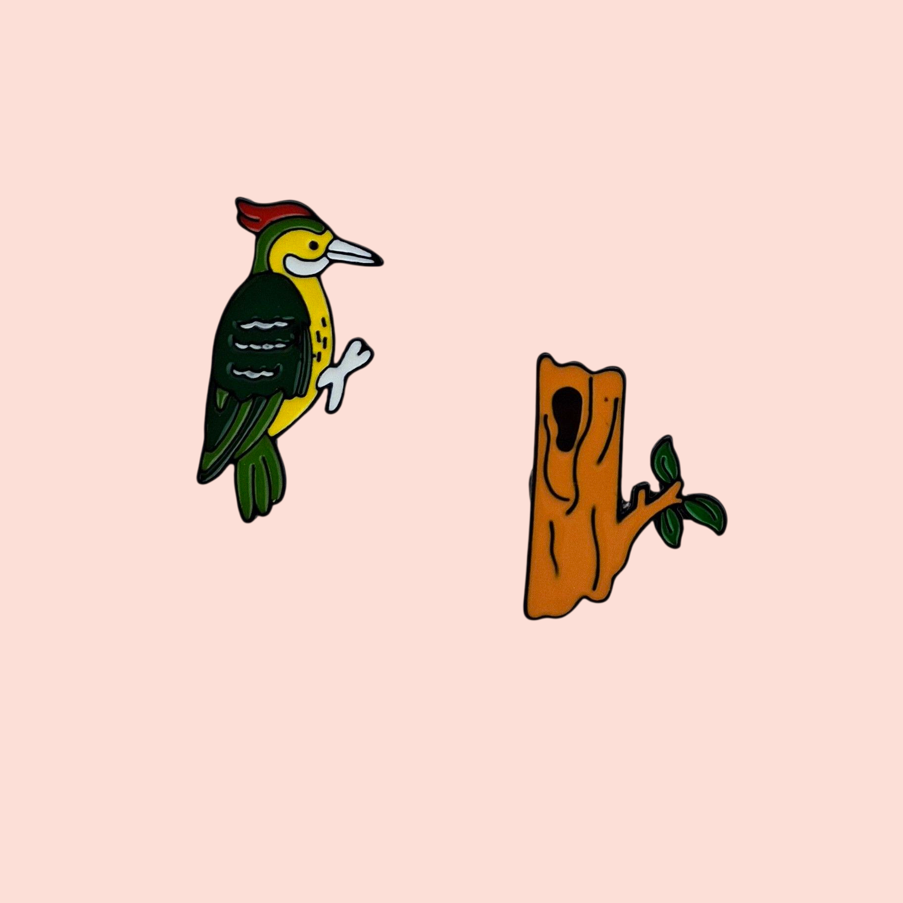 Aimant à aiguilles pic-bois woodpecker needle minder
