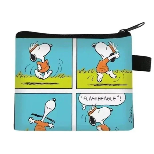 Étui à accessoires bande dessinée Snoopy Peanuts comic notions pouch