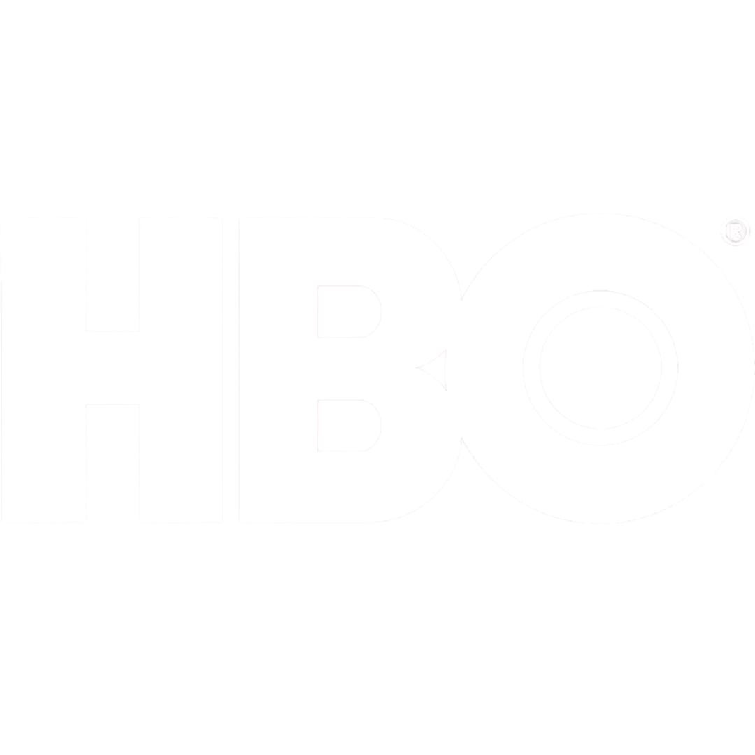 HBO logo in white on a black background.