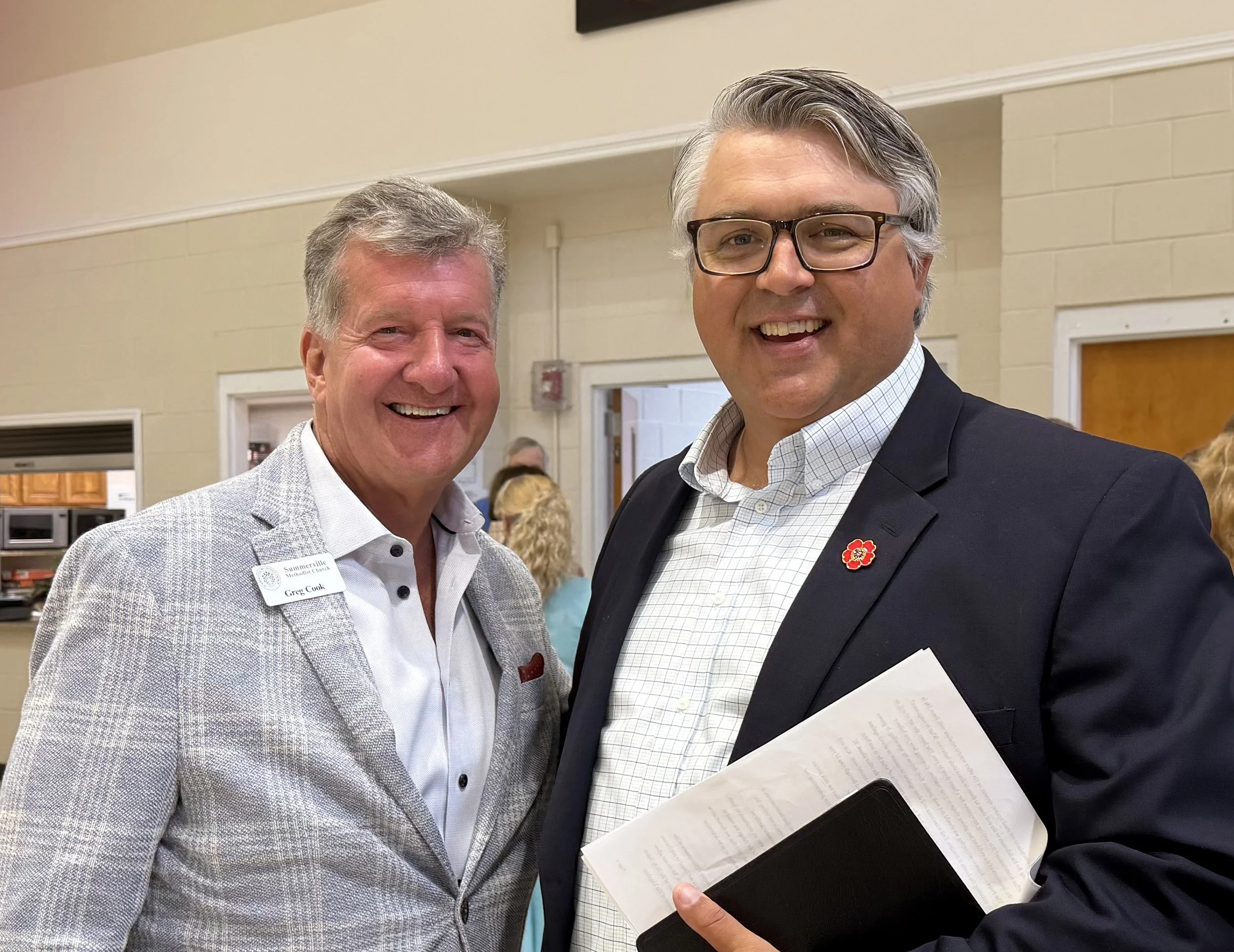 Greg Cook Capital Campaign Chairman and Pastor Ross Chellis