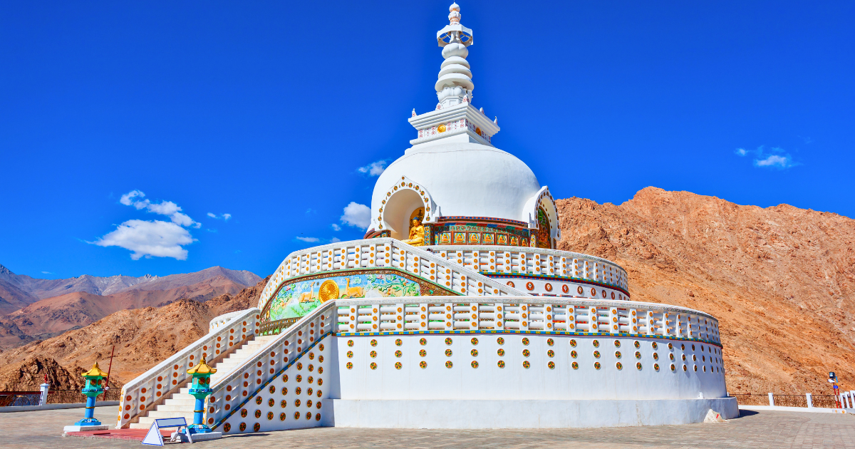 The Significance Of The Shanti Stupa In Leh