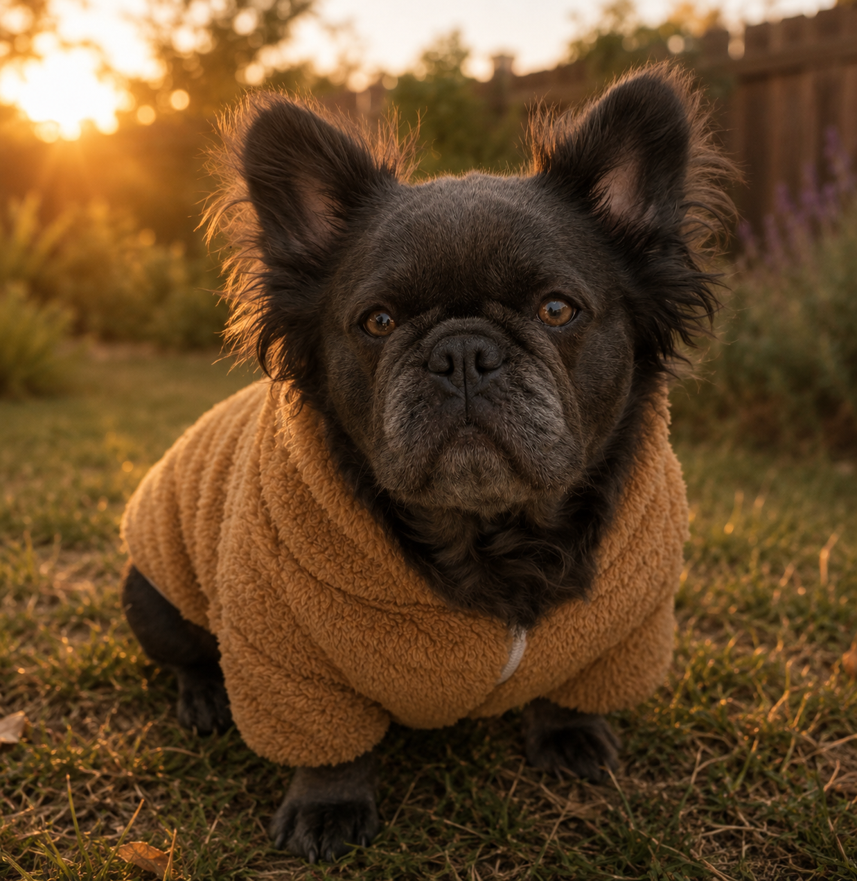 Sophie teddy bear in hoodie One Love frenchies.png