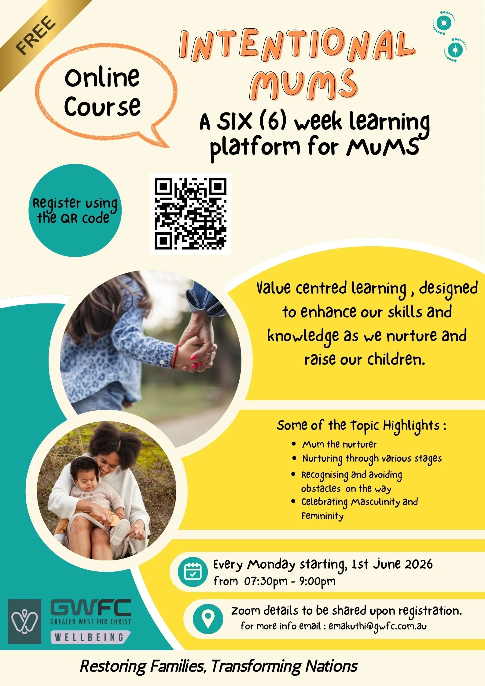 Online Intentional Mums course