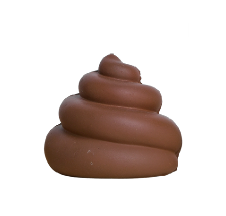 Une boule de chocolat en forme de tas de crème ou de rocher.