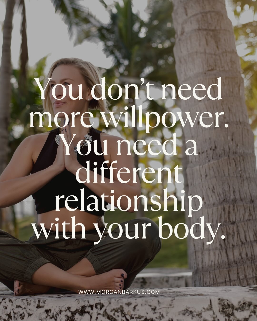 You were programmed to believe you needed more discipline. More willpower. More control over your body.

What you actually needed was compassion. Shame never creates consistency. It creates distrust.

I&rsquo;m a coach, and I help women rebuild confi