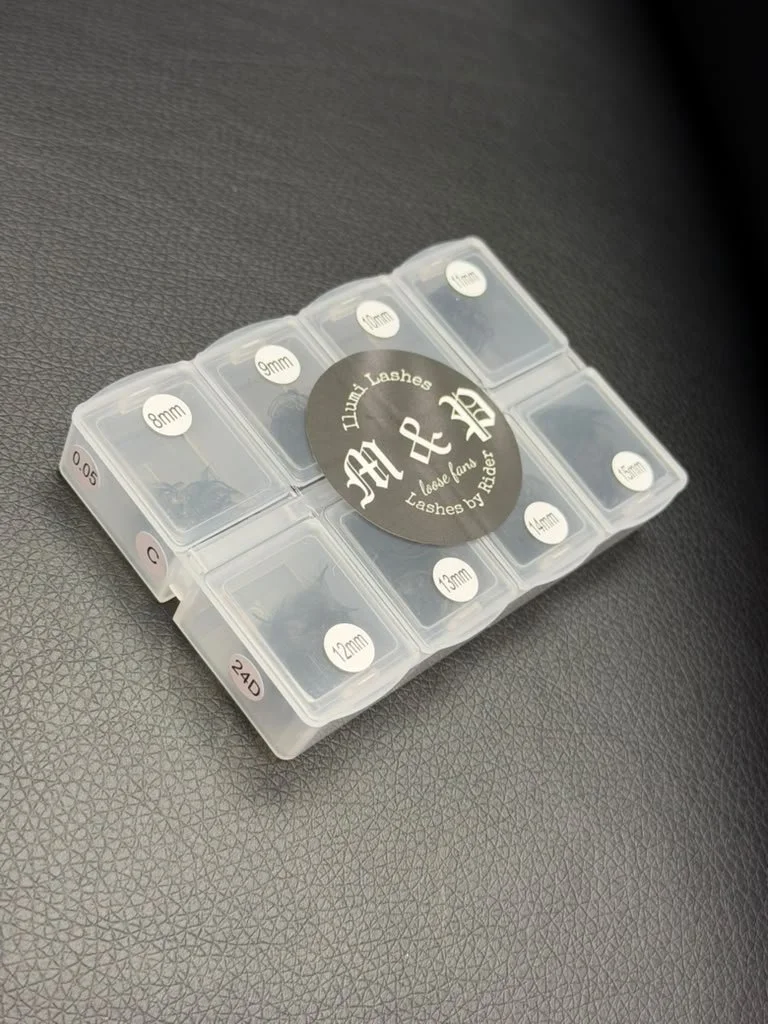 M&P Lashes 8mm-15mm 10d .05 C curl - Lashes By Rider