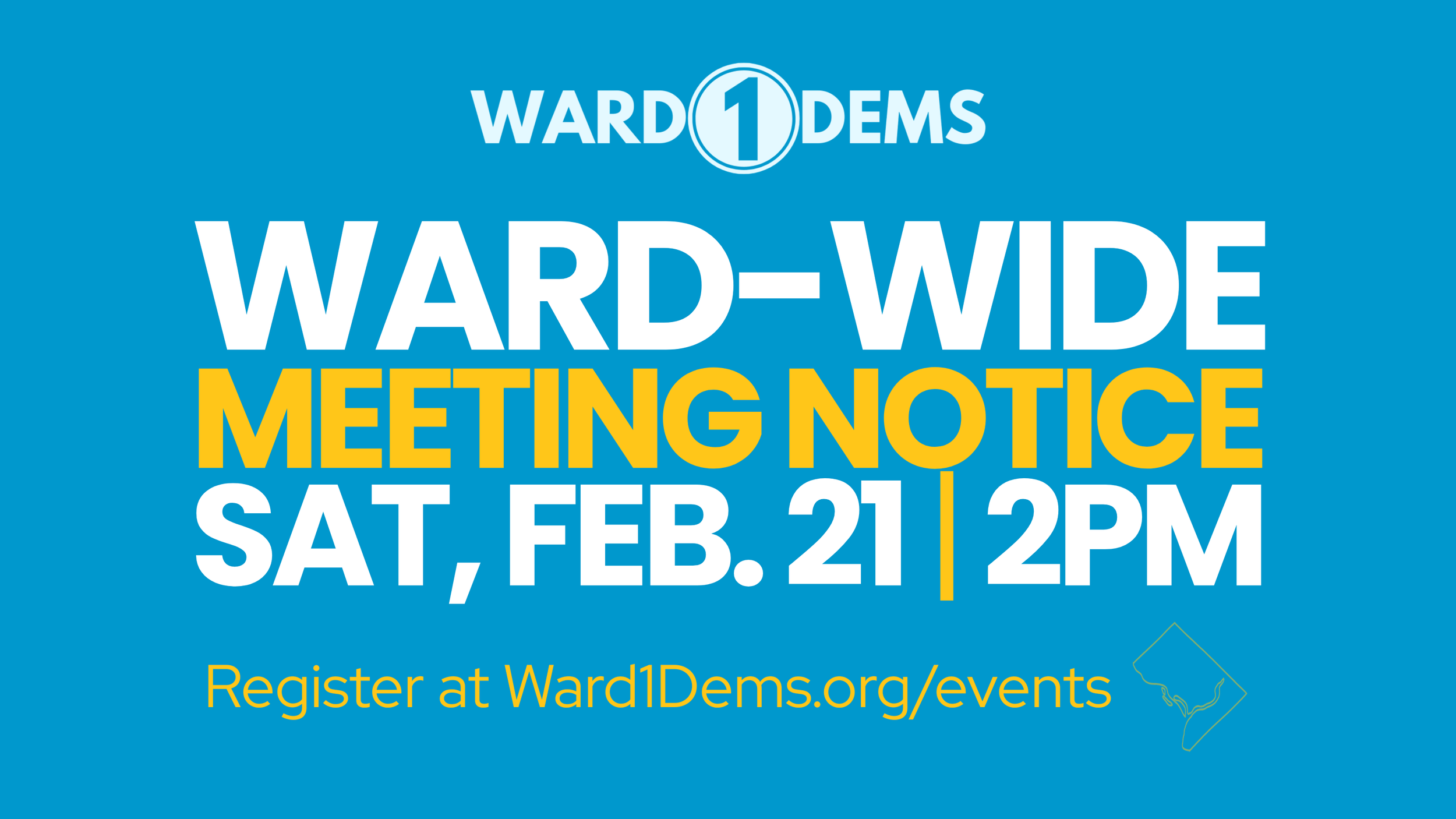 SATURDAY, FEBRUARY 21 | Ward-Wide Meeting 