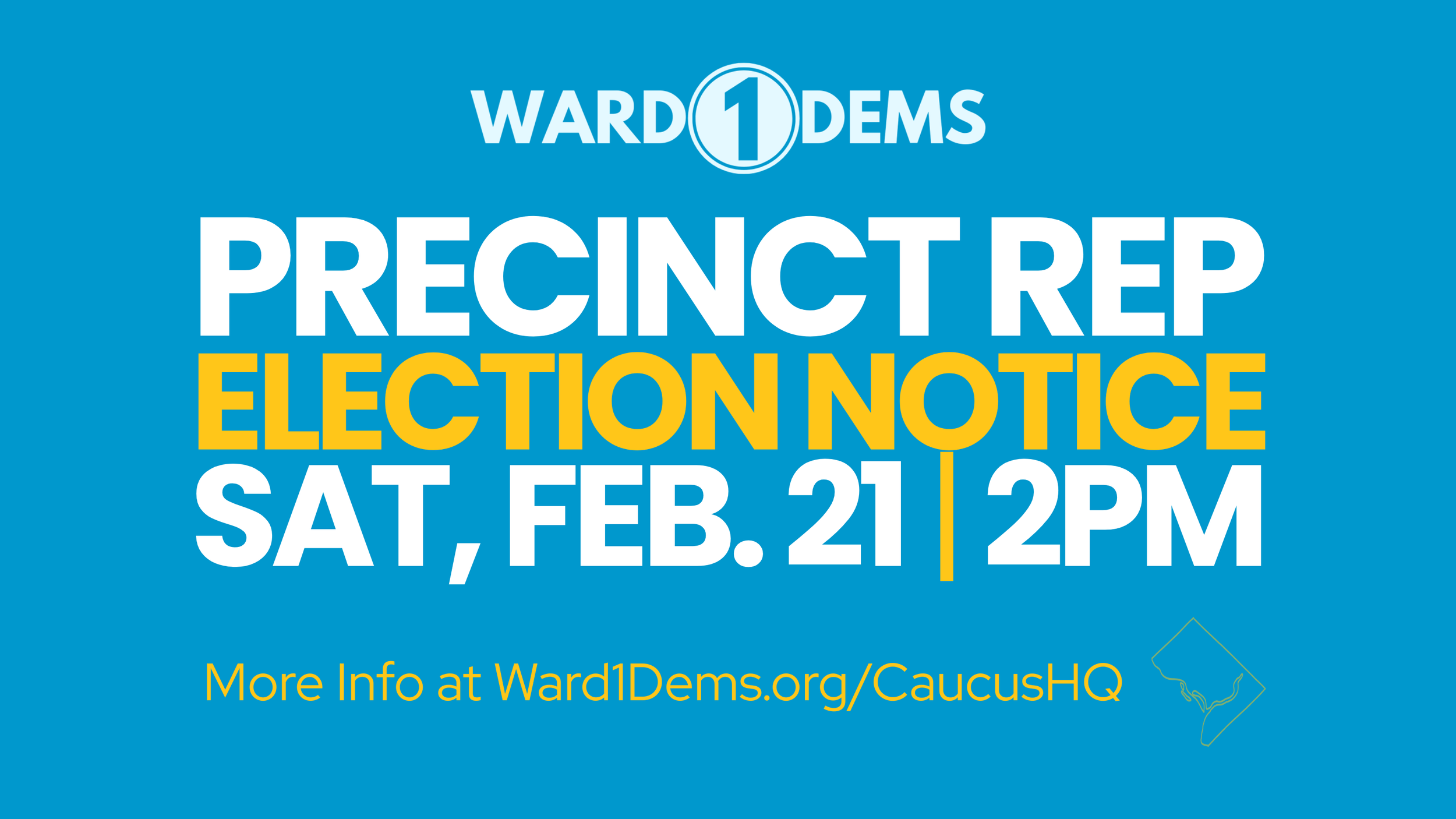 SATURDAY, FEB. 21 | Precinct Rep Elections