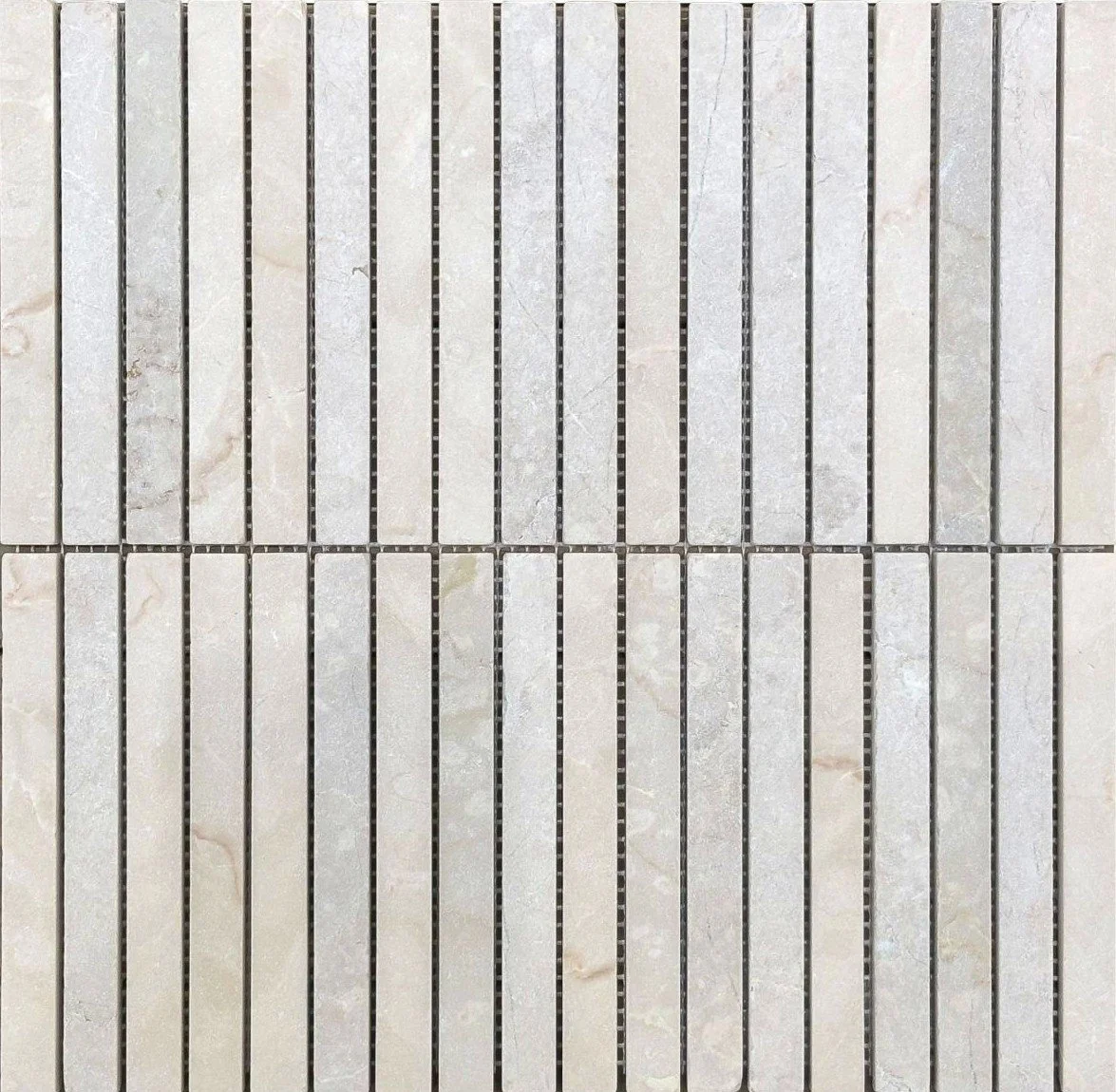 Botticino Stack Bond Mosaic