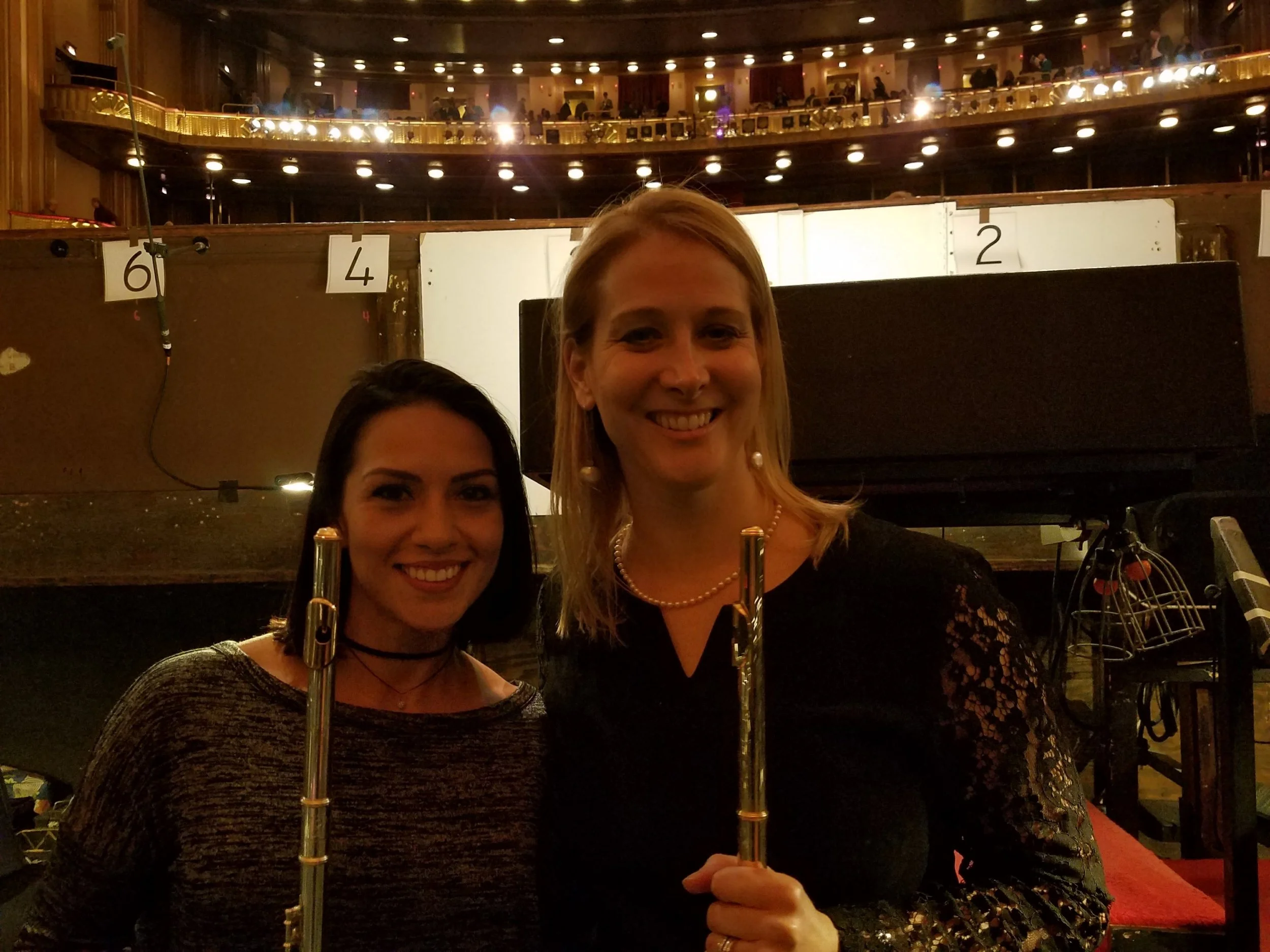 Performing at Lyric Opera with my former teacher, 2017 