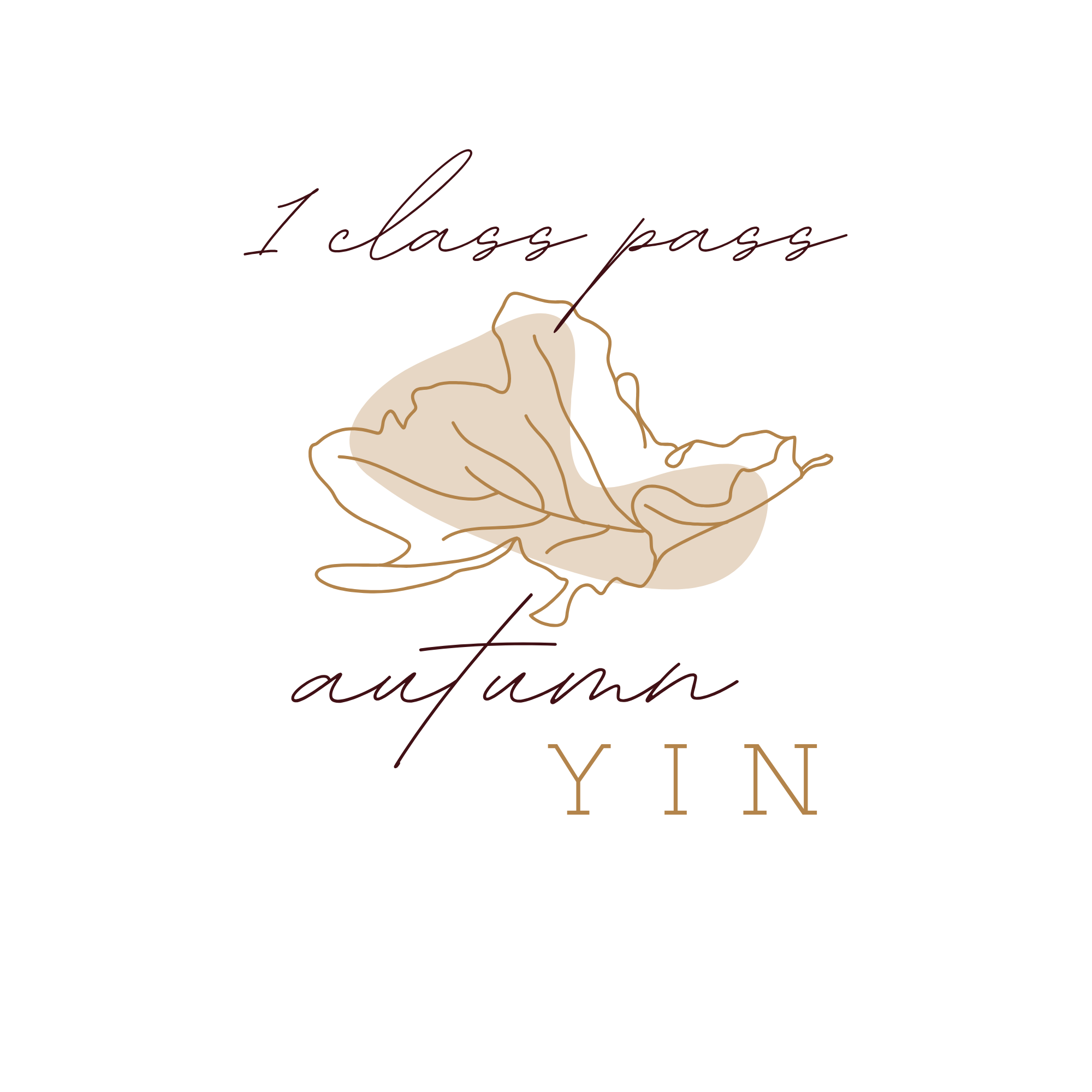 1 Class Pass - Autumn Yin - Monday Community Class 1.30-2.30pm