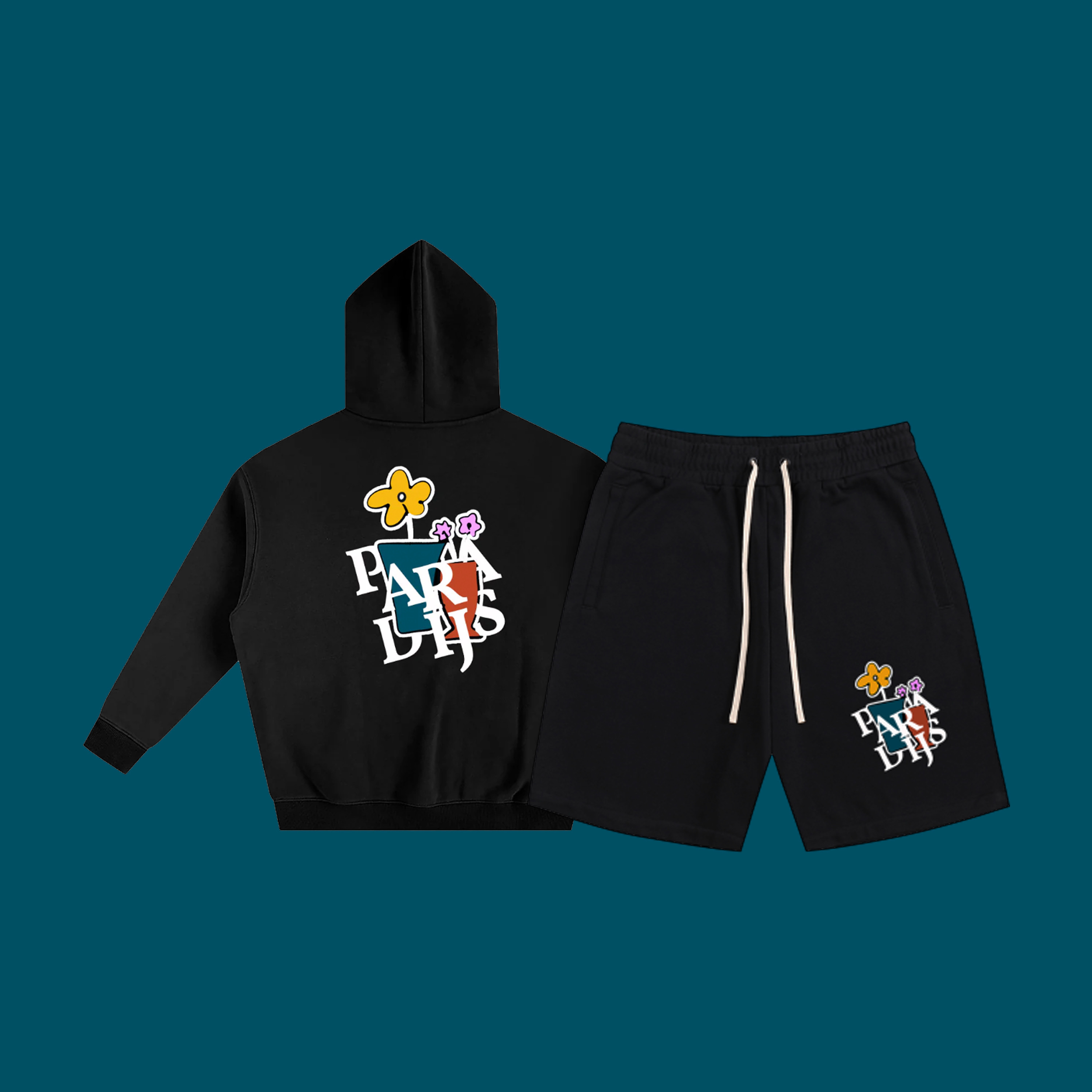 PARADIJS VASE HOODIE + SHORTS