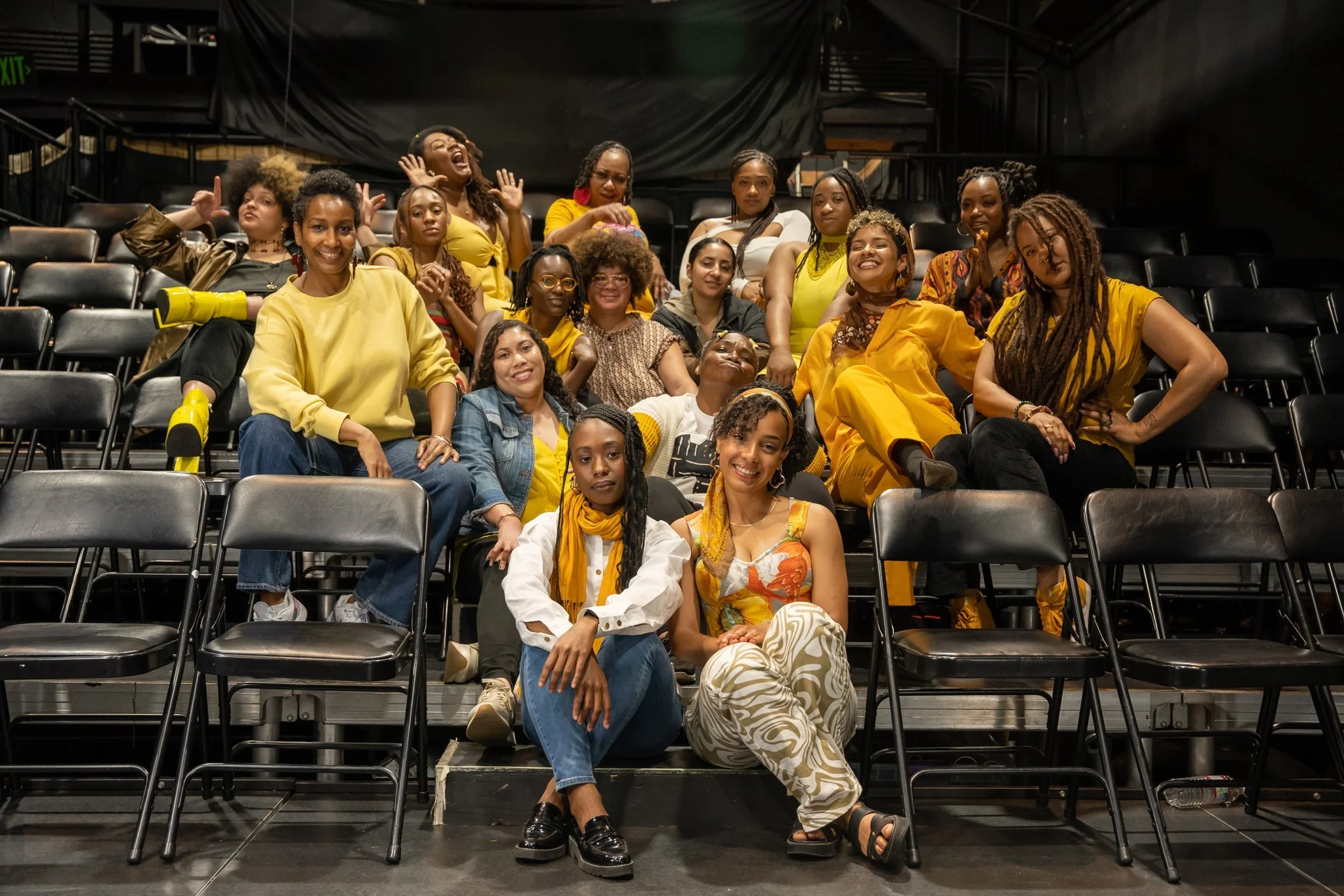 How it’s Glowing- our Lit from the Black! Fellows…