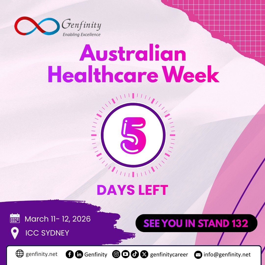 ⏱️𝟱 𝗗𝗔𝗬𝗦 𝗧𝗢 𝗚𝗢 &mdash; 𝗪𝗵𝘆 𝗪𝗲&rsquo;𝗿𝗲 𝗔𝘁𝘁𝗲𝗻𝗱𝗶𝗻𝗴

Excellence in healthcare is never built alone.
It happens when finance, operations, technology, and care delivery align. 🩺

At 𝗚𝗲𝗻𝗳𝗶𝗻𝗶𝘁𝘆, we enable healthcare organi
