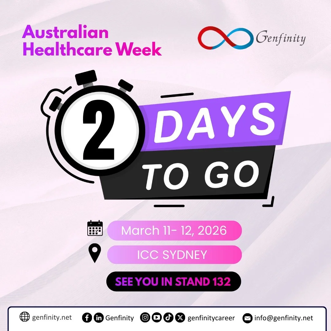 ⏱️𝟮 𝗗𝗔𝗬𝗦 𝗧𝗢 𝗚𝗢 &mdash; 𝗧𝗵𝗲 𝗙𝘂𝘁𝘂𝗿𝗲 𝗼𝗳 𝗛𝗲𝗮𝗹𝘁𝗵𝗰𝗮𝗿𝗲🩺

The future of healthcare isn&rsquo;t just digital.
It&rsquo;s intelligent.
It&rsquo;s integrated.
It&rsquo;s human-centered.

At 𝗚𝗲𝗻𝗳𝗶𝗻𝗶𝘁𝘆, we work at the inter