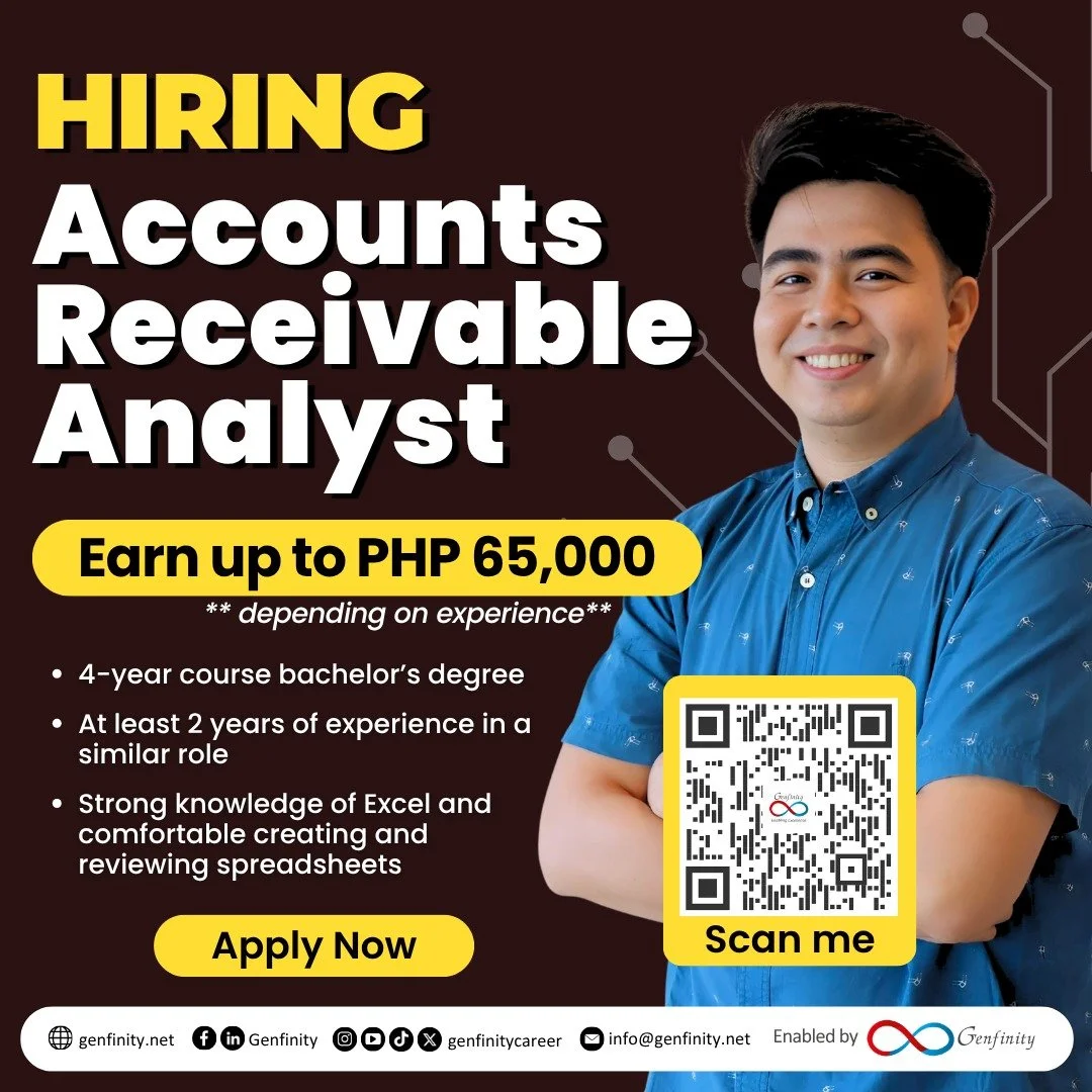 🚀 𝗬𝗼𝘂𝗿 𝗻𝗲𝘅𝘁 𝗰𝗮𝗿𝗲𝗲𝗿 𝗺𝗼𝘃𝗲 𝘀𝘁𝗮𝗿𝘁𝘀 𝗵𝗲𝗿𝗲!

We&rsquo;re on the lookout for an 𝗔𝗰𝗰𝗼𝘂𝗻𝘁𝘀 𝗥𝗲𝗰𝗲𝗶𝘃𝗮𝗯𝗹𝗲 𝗔𝗻𝗮𝗹𝘆𝘀𝘁 who&rsquo;s ready to bring their skills and expertise to a dynamic team.

𝗪𝗲&rsquo;𝗿𝗲 𝗹𝗼𝗼