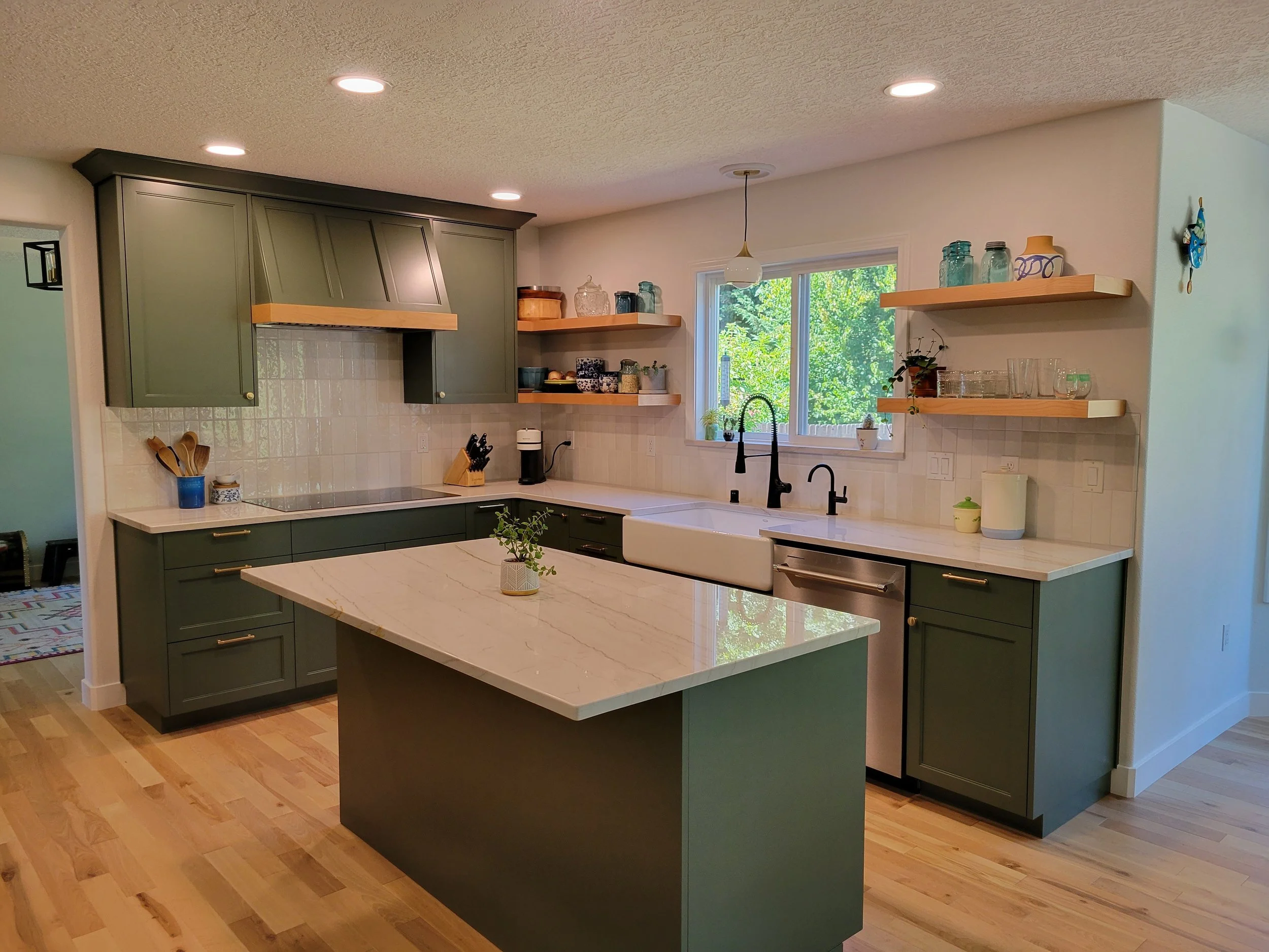 Contemporary Farmhouse Kitchen Remodel by Romanovich Construction project photo