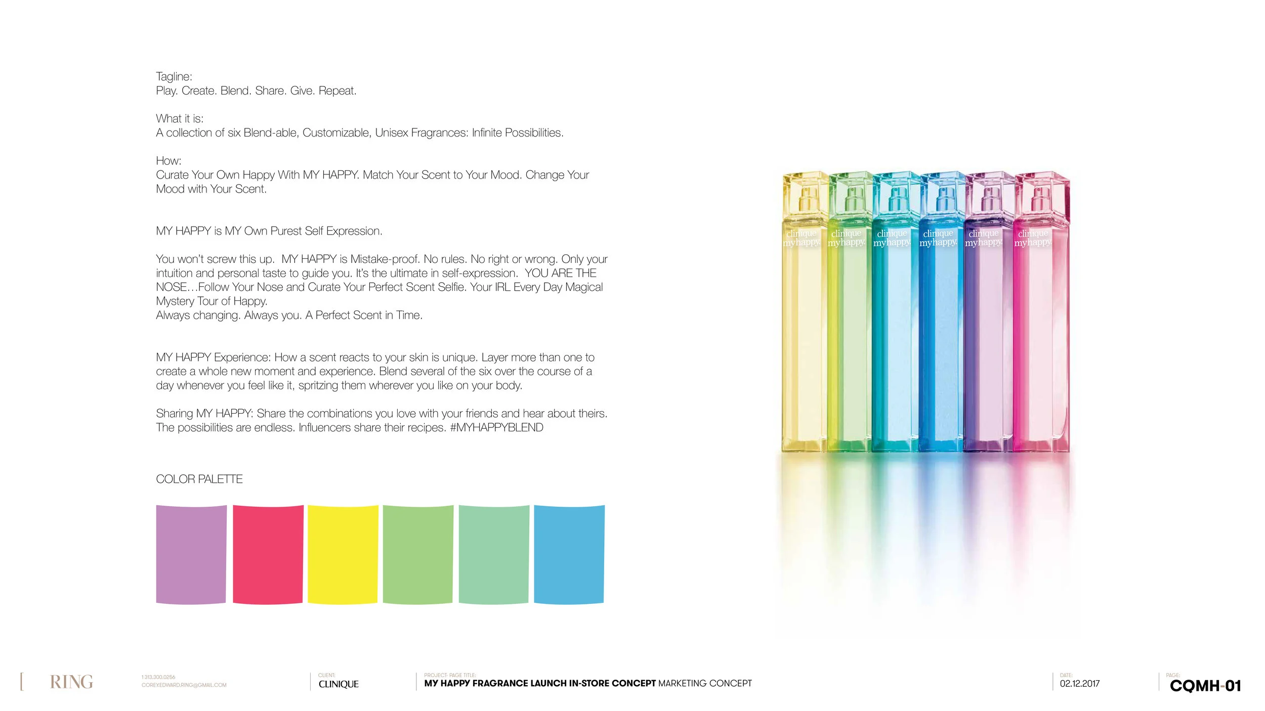 Fall 2018 Fragrance Product Launch