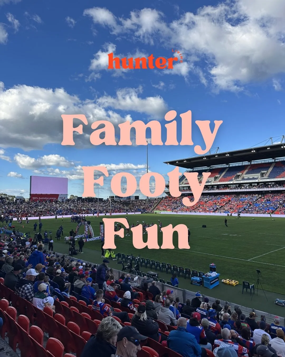 Round up the family for a @nrlknights game day at @mcdonaldjonesstadium with free shuttle buses, a jumping castle &amp; an atmosphere full of cheer, 
There&rsquo;s NRL star signings, halftime entertainment &amp; lots of food &amp; drink choices near!