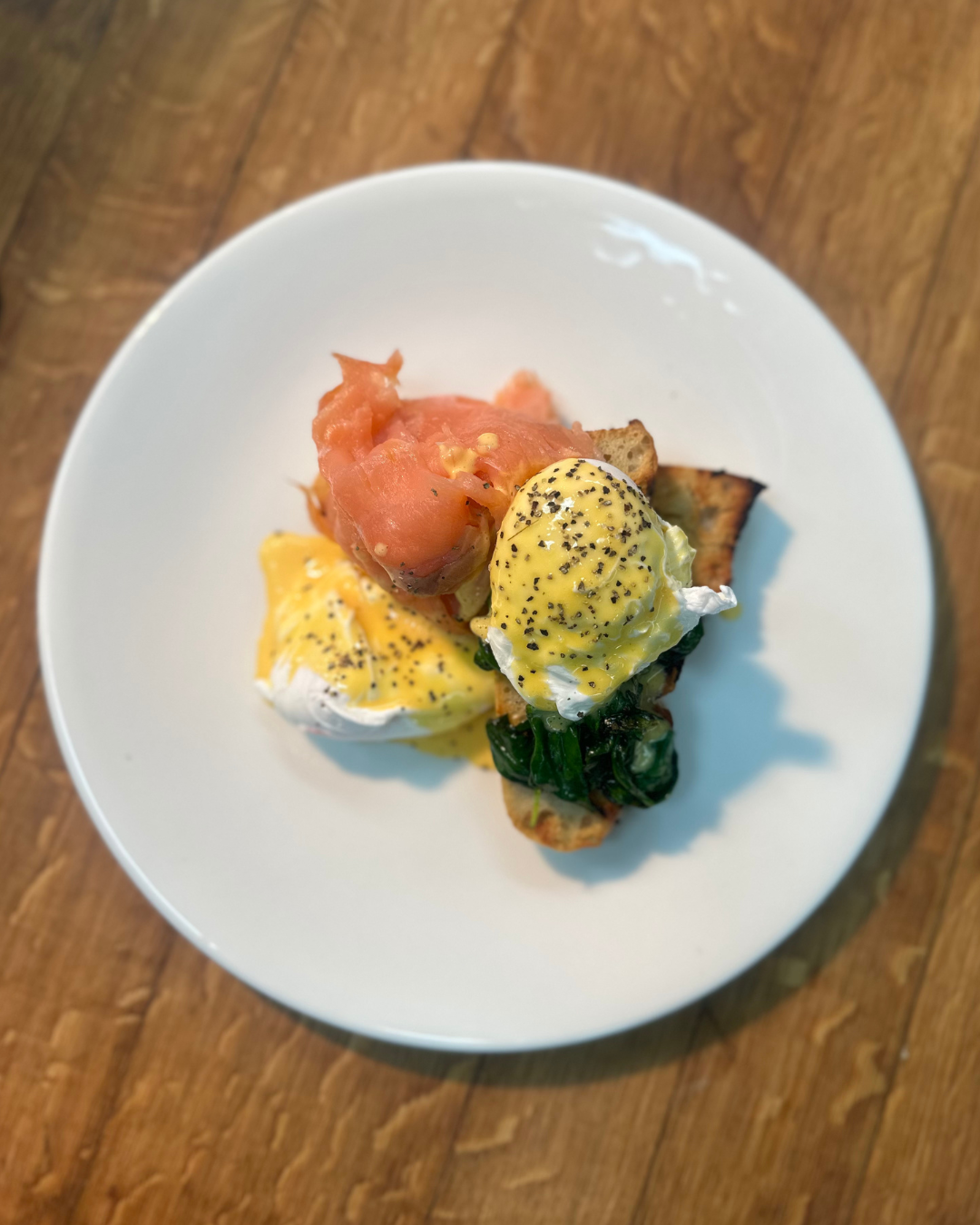 Classic Benedict with Salmon...