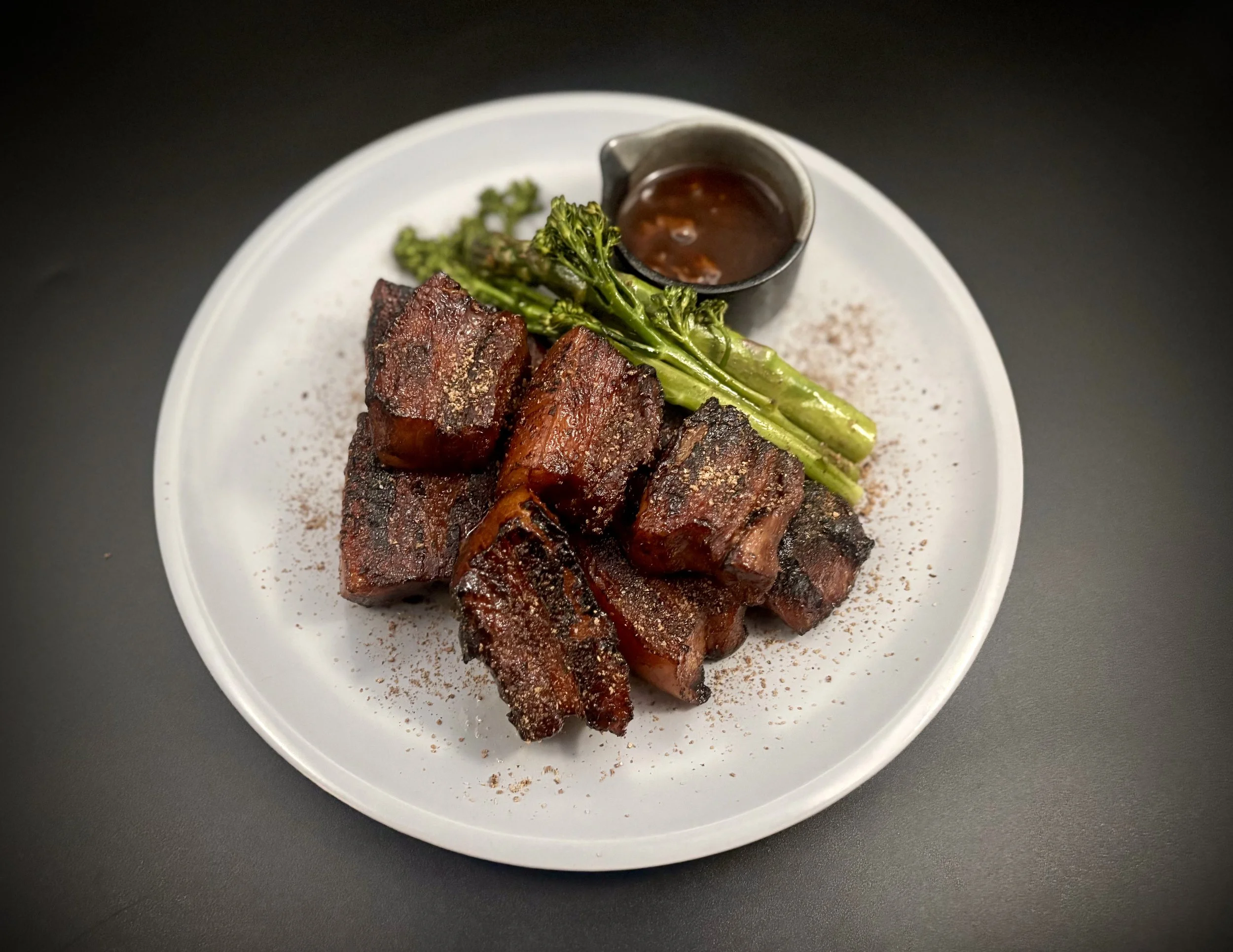 (No.1) Smoked Pork Belly with Porcini Mushroom