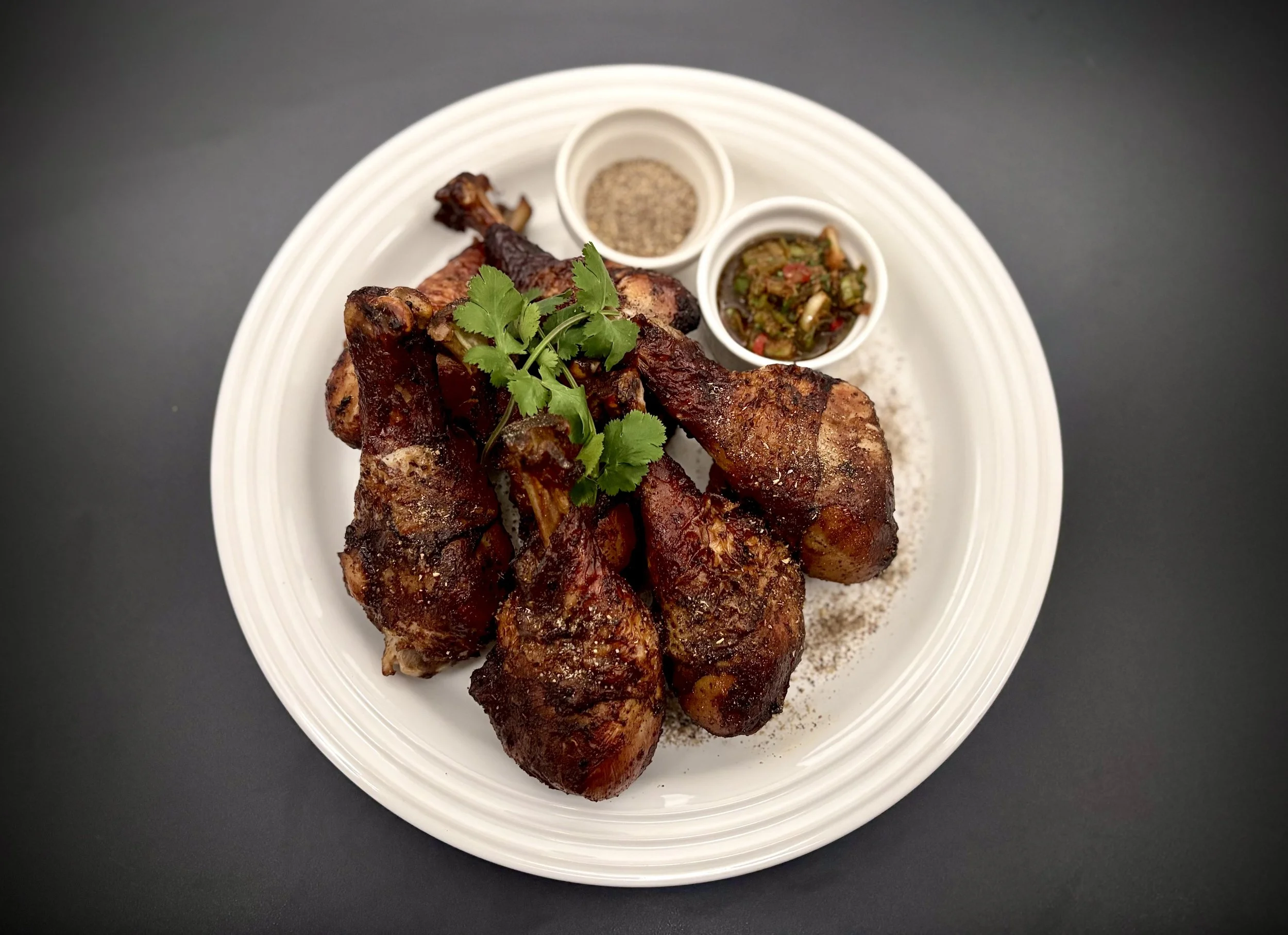 Smoked Prickly Chicken with Ginger Chilli Sauce