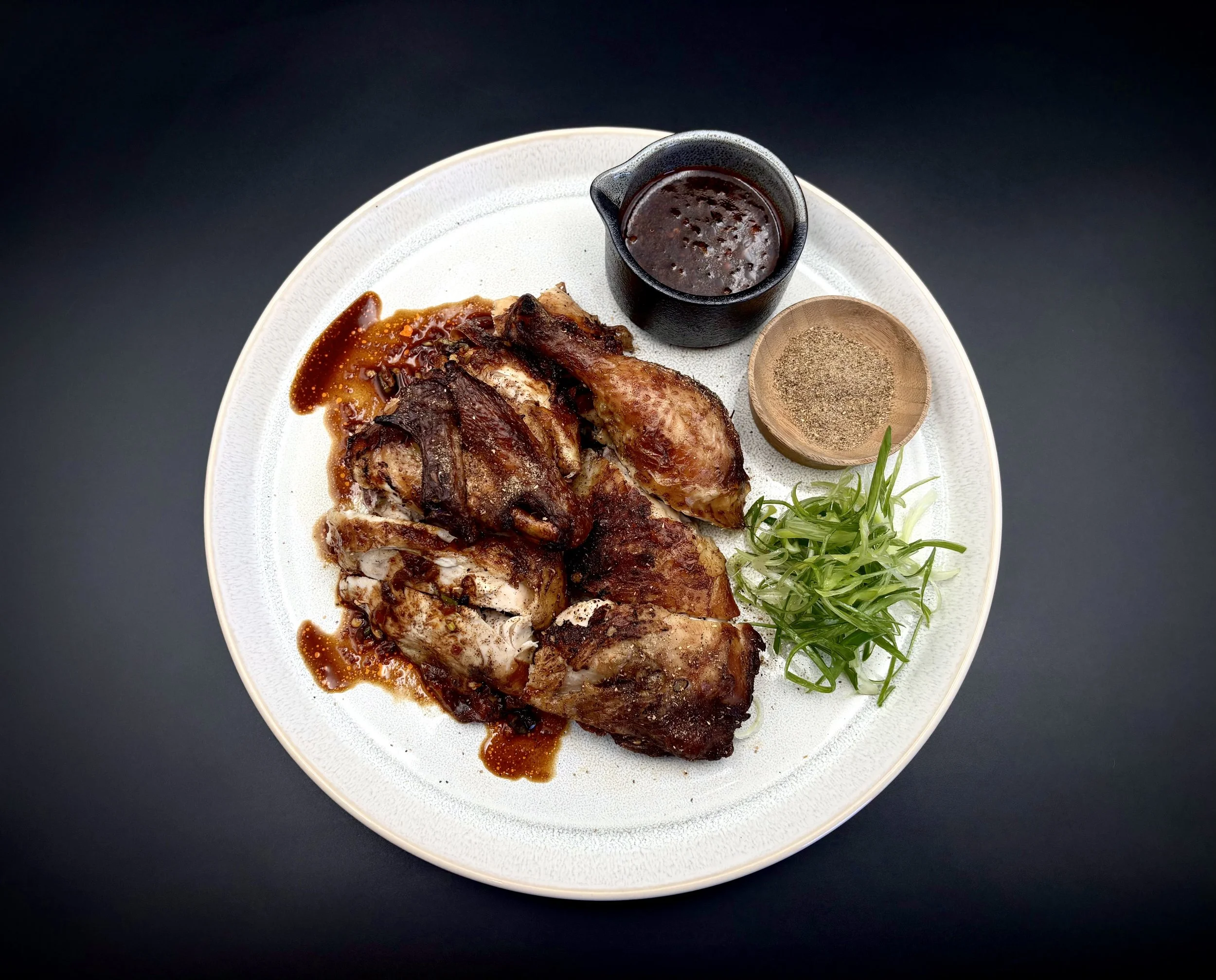 (Expert) Hickory-Smoked Prickly Chicken with BBQ Meat Sauce