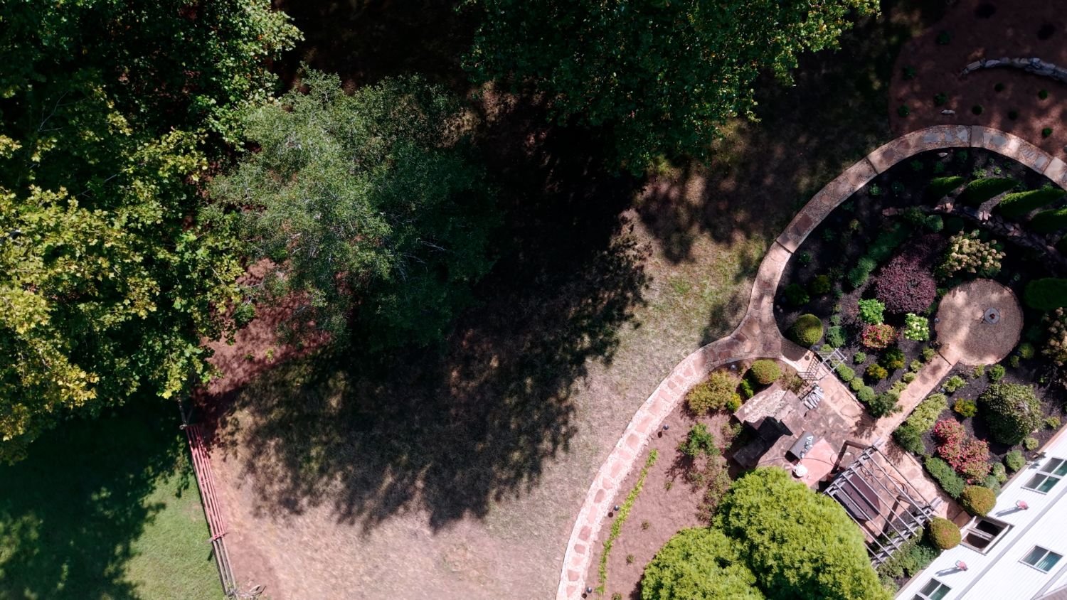 Event-ready outdoor lawn space with landscape design in East Cobb, GA