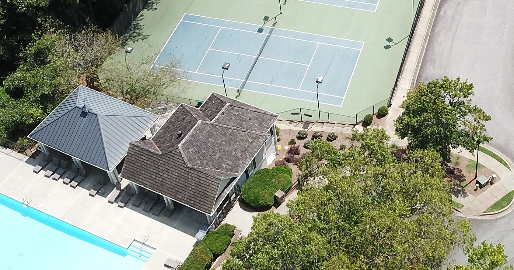 durable high quality tennis court