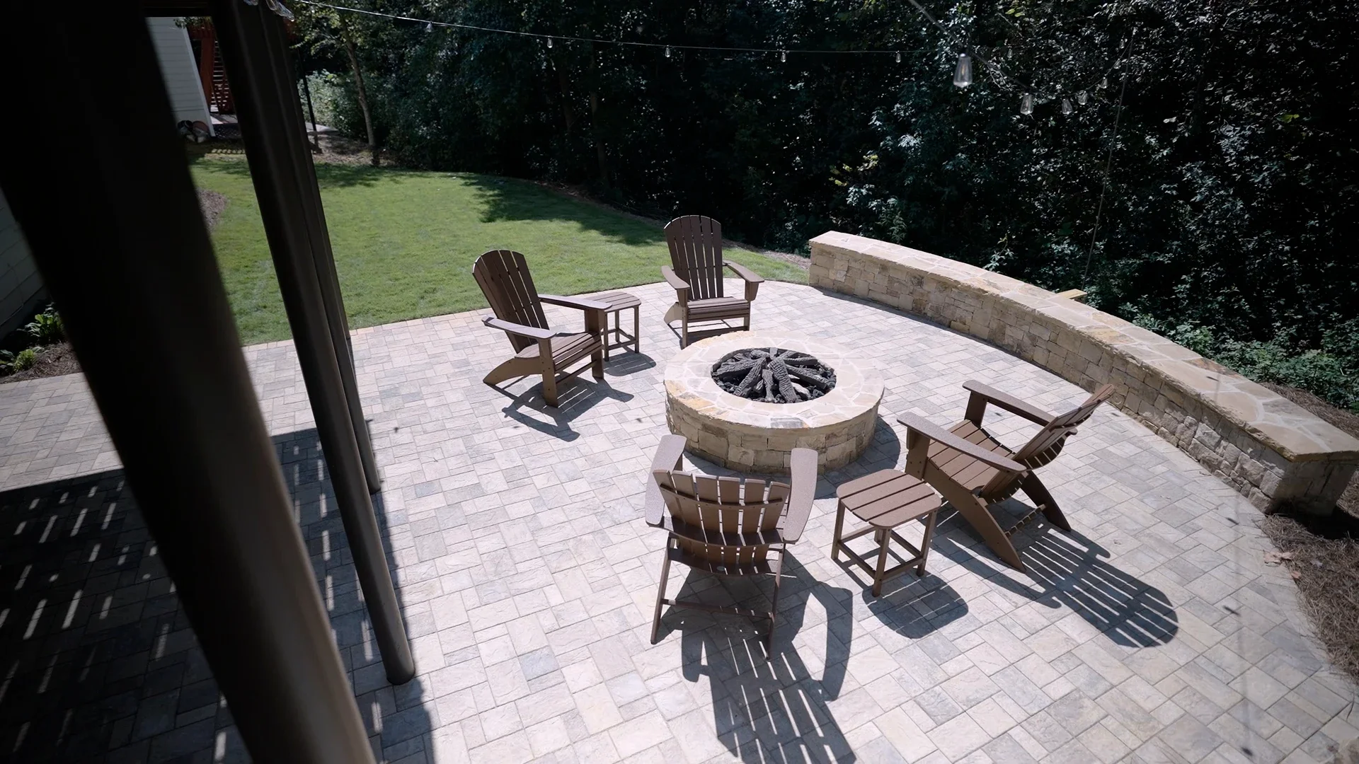 Hardscape patio layout designed for durability and flow in Atlanta, GA
