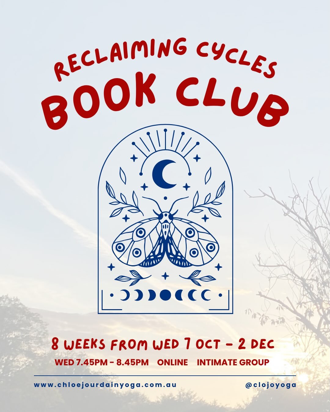 Join me for a slow book club of revelation, reflection and connection 🦋

Over 8 sessions, we will explore Reclaiming Childbirth as a Rite of Passage by @dr.rachel.reed - midwife, academic researcher, writer, podcaster 

Each session will include:

&