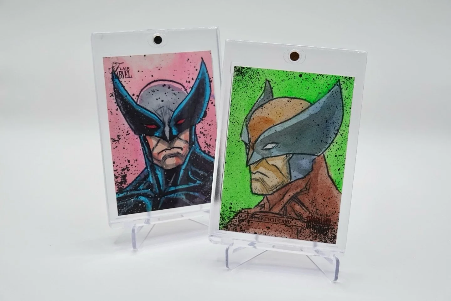 Them: How much do you love Wolverine? 
Us: Yes! 😍

(Private Collection)

#marvelflair #marvelsketch #wolverine #marvelcomics #marvelcards
