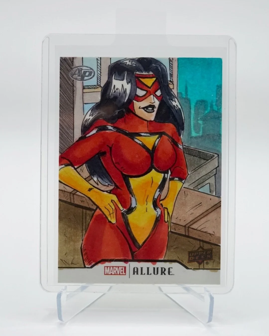 Spider-Woman sketch on the 2021 Marvel Allure series.🕷️

Available for sale! 
DM us and we will send you a link to purchase! 

#marvel #spiderwoman #marvelcomics #marvelstudios #marveluniverse