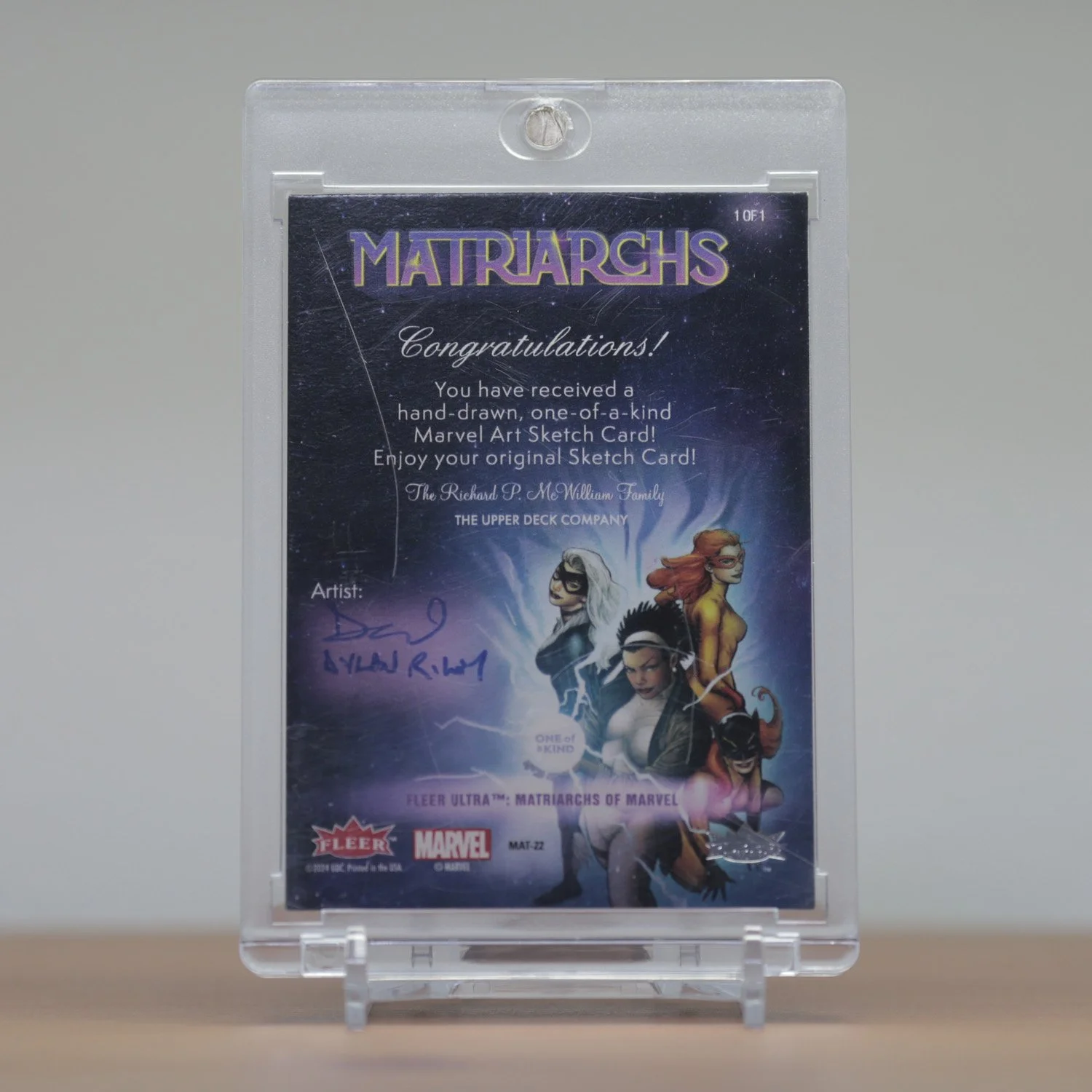2024 Fleer Ultra Matriarchs of Marvel-Dylan Riley-Scarlet Witch(Back).jpg