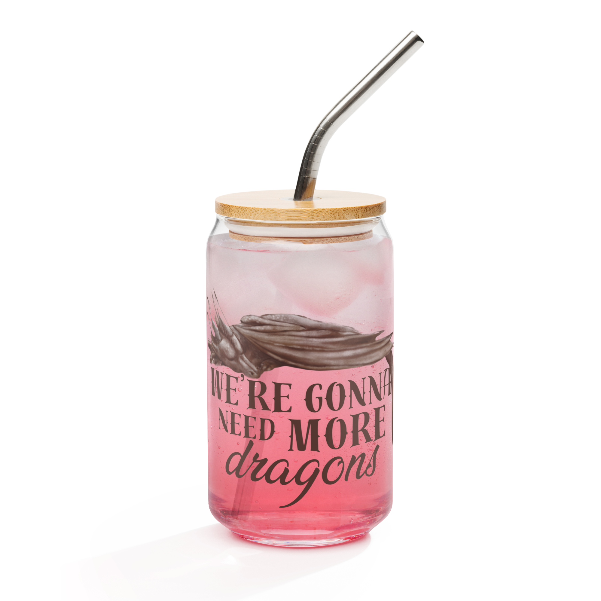 Dragon Can-shaped glass