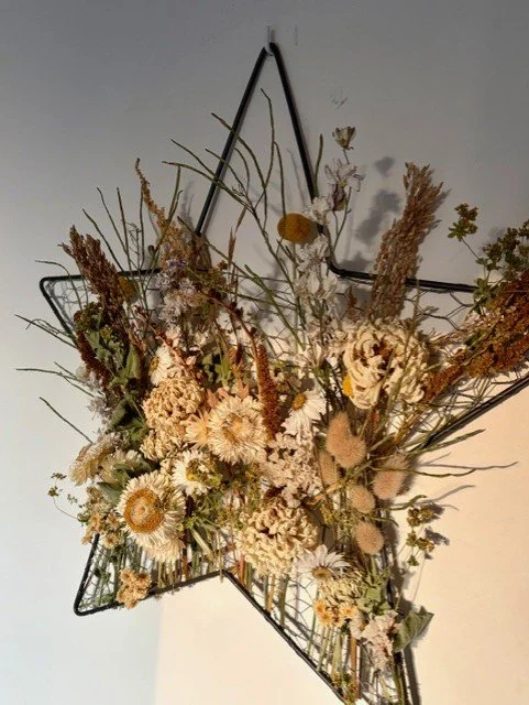Tableau étoile en fleurs séchées 5.jpg