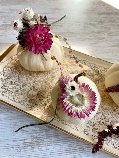 Mini courge décorative Fleurs séchées