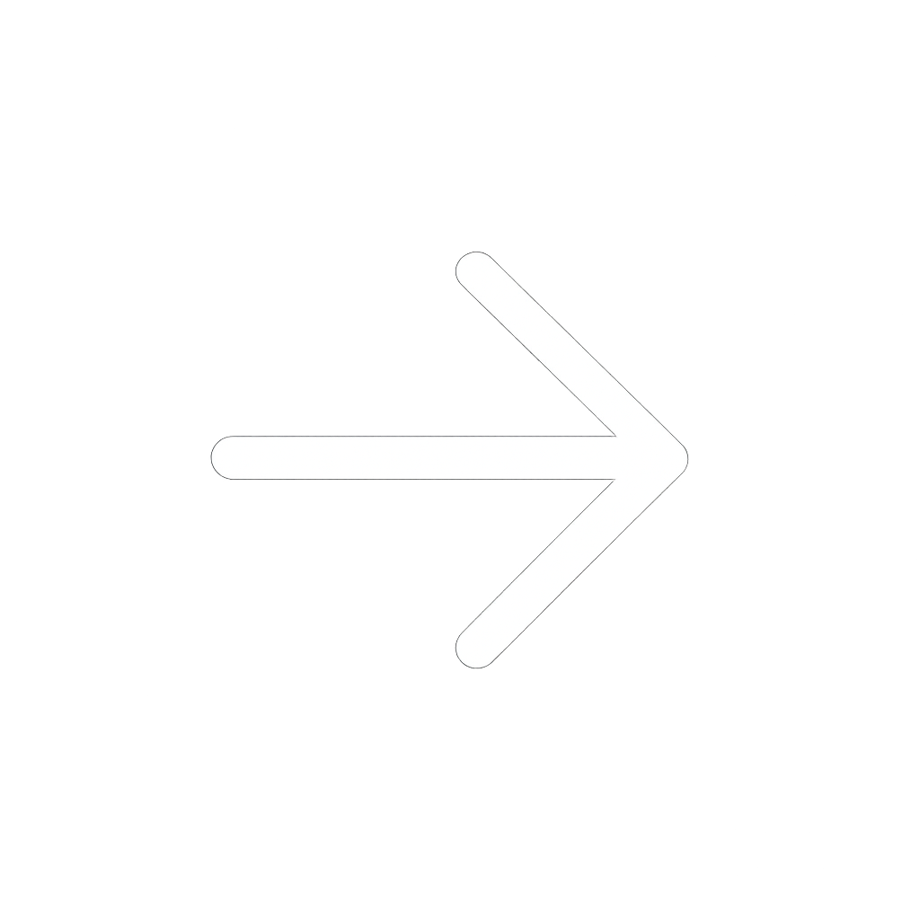 White arrow pointing to the right on a black background.