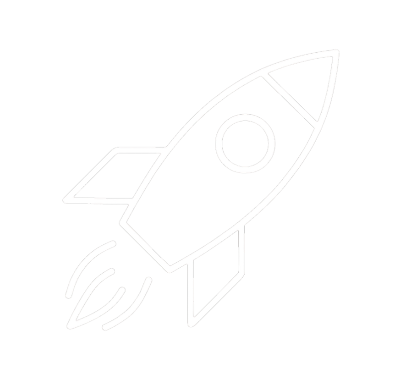 White arrow pointing to the right on a black background.