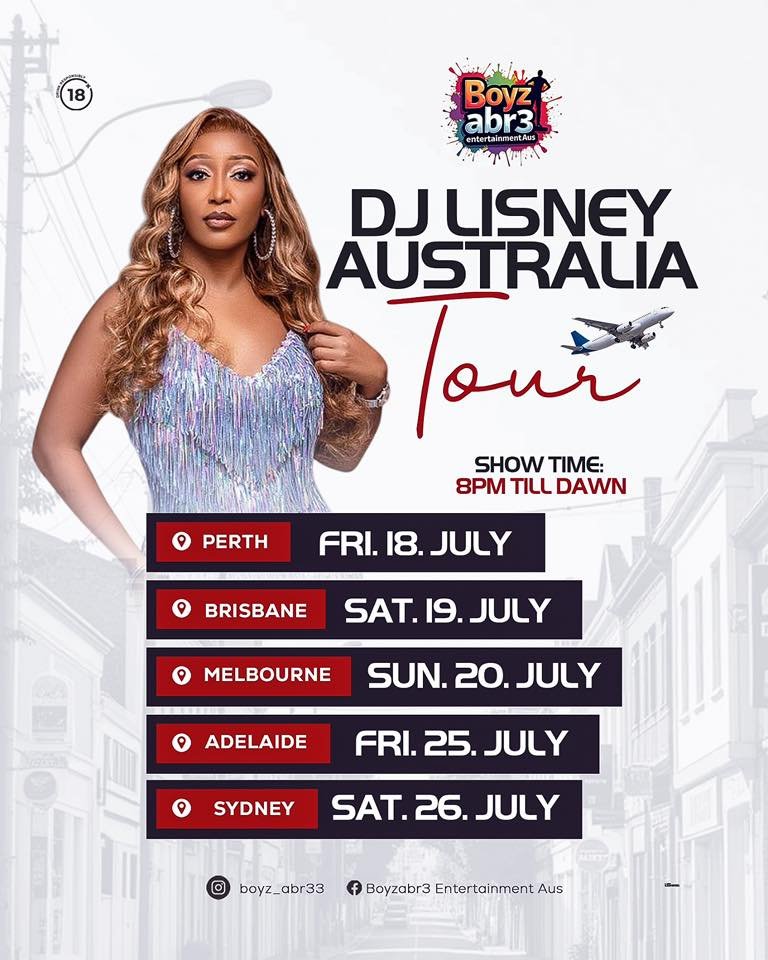 DJ LISNEY: NOT YOUR ORDINARY DJ — AUSTRALIAN TOUR 2025