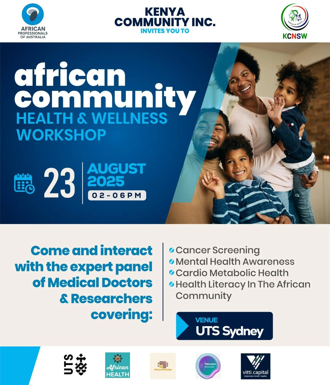 African Communities: Health & Wellness Workshop