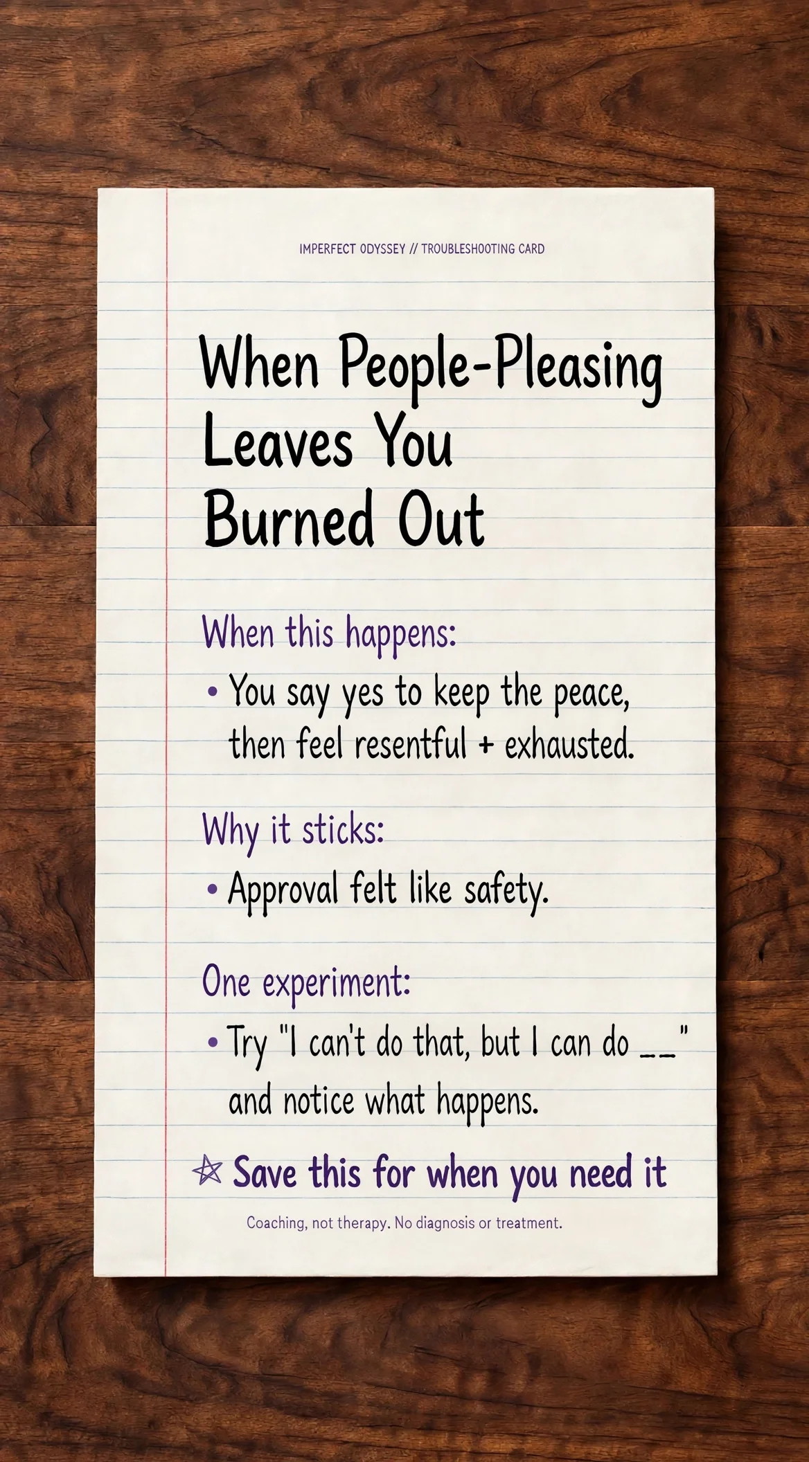 When People-Pleasing Leaves You Burned Out