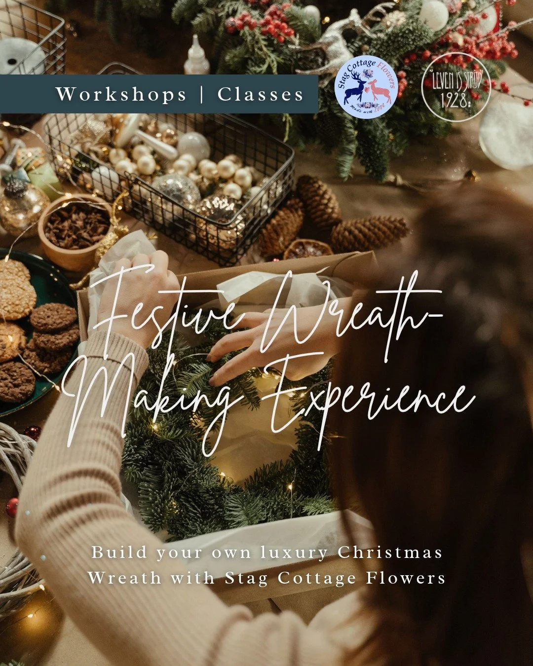 The Art of Christmas Wreath Making 🎄

Join us aboard Leven is Strijd for a festive afternoon of wreath making, hosted by @stagcottageflowers.

Create your own beautiful Christmas wreath in the welcoming surroundings of our restored Dutch barge, with