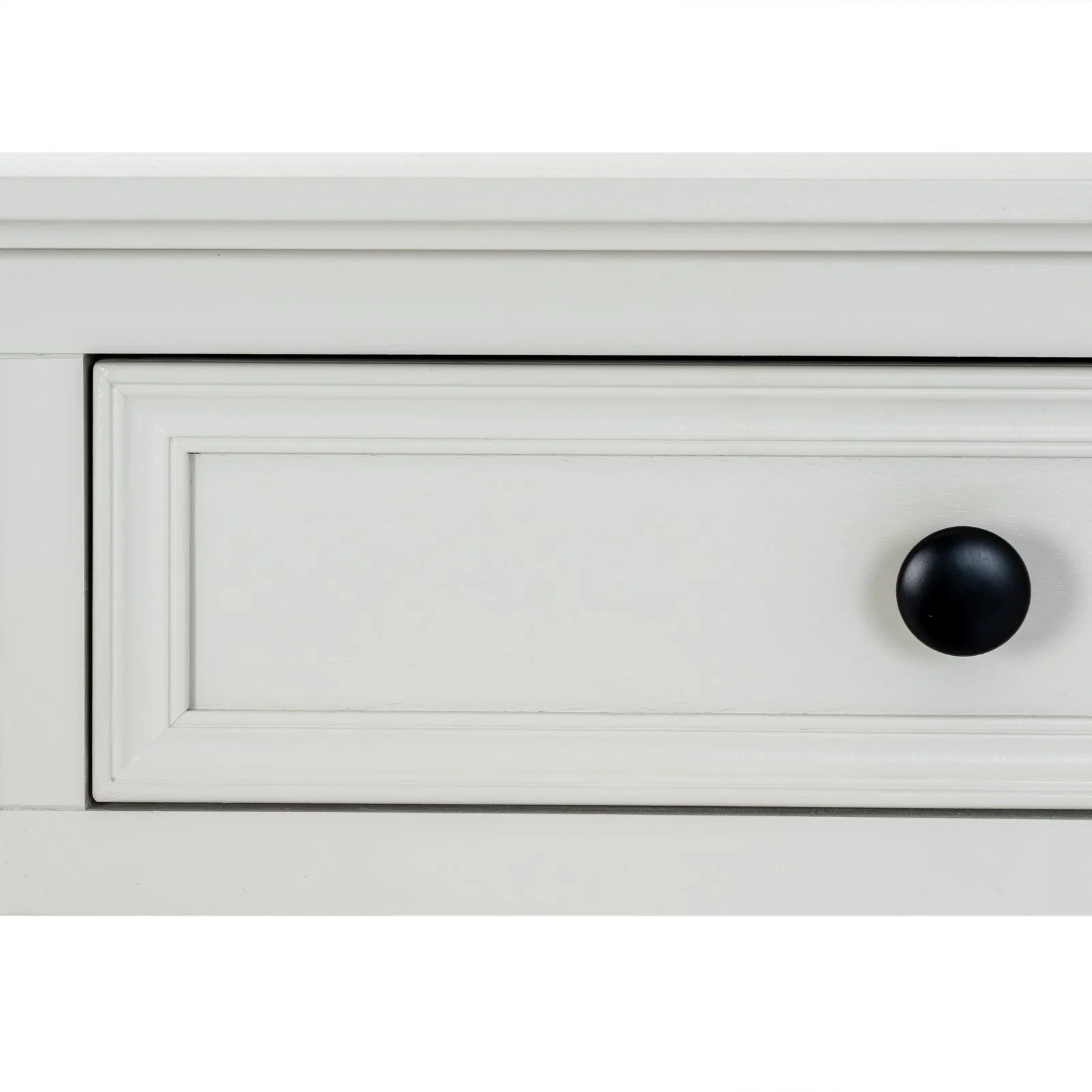 belmont collection 2 drawer console table hallway sideboard unit white