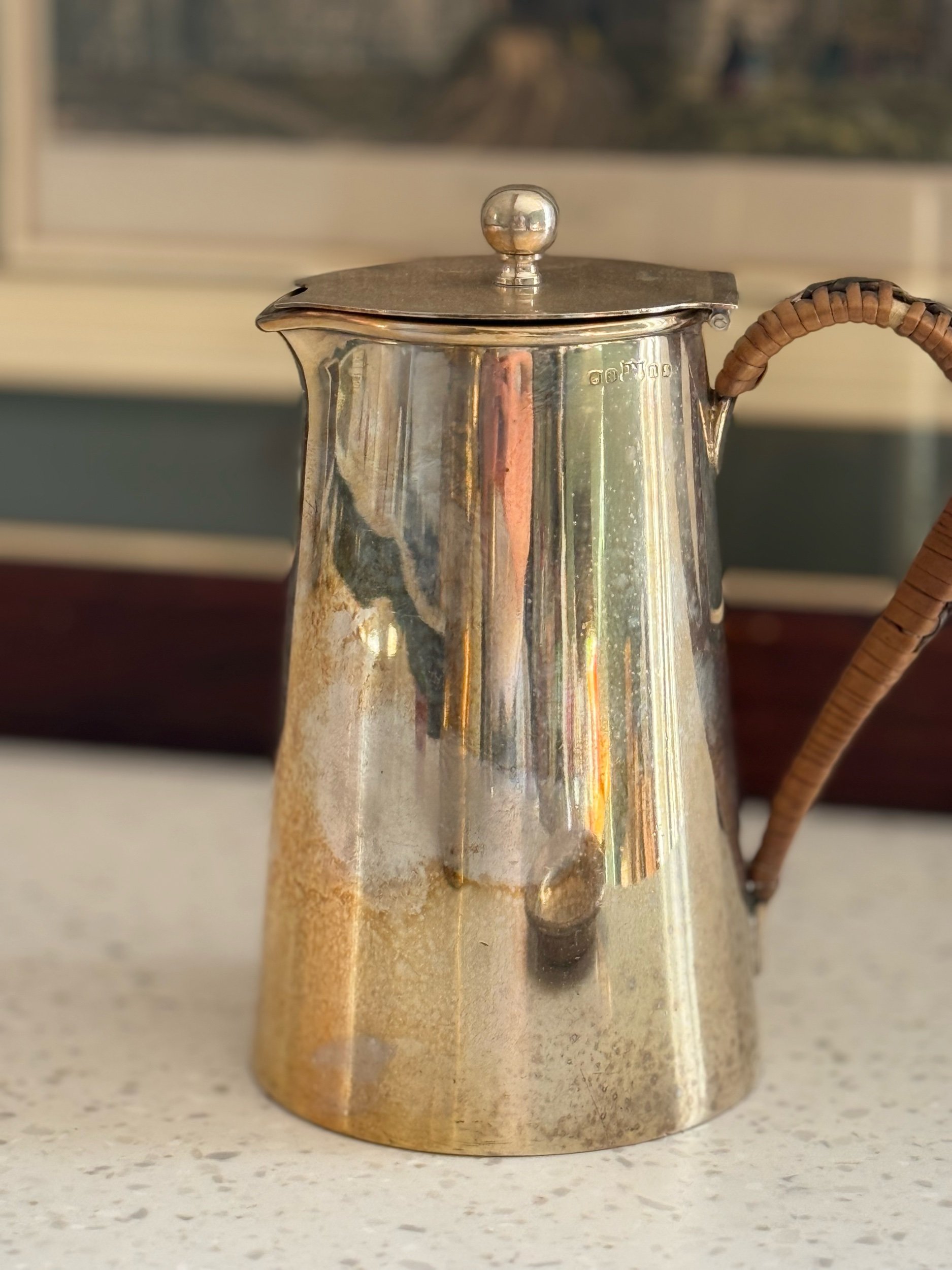1920's Silver Plated Breakfast Jug